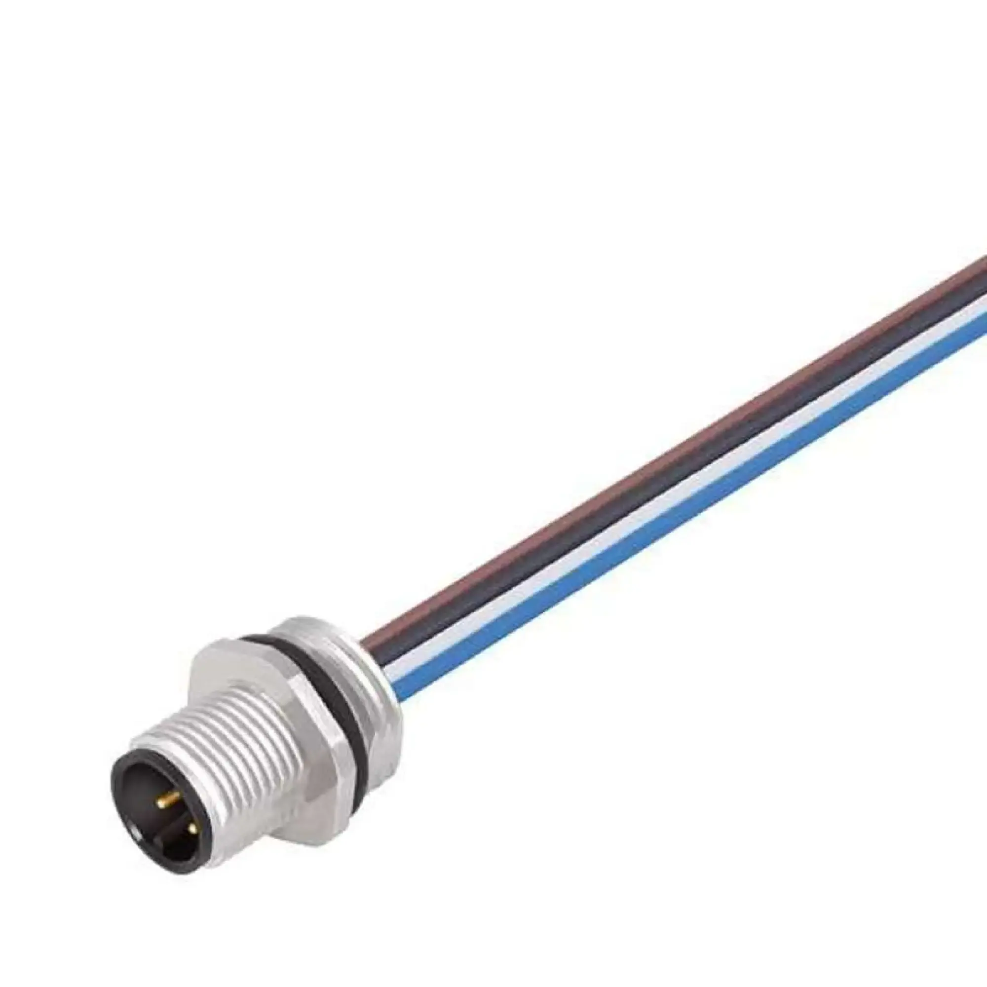 Weidmüller 1353790000 Round plug ,Built-in (with cable), M12, Number of poles: 5, 0.2 m, Cable glands: PG 9 (img_001)