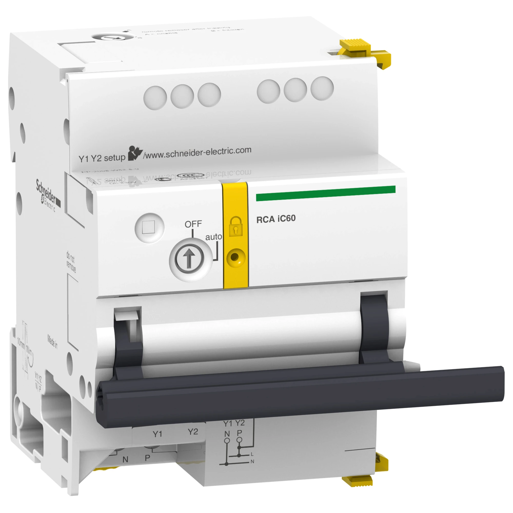 Schneider Electric A9C70112 Remote drive RCA for iC60 1P/2P, 230V AC, side-mounted (img_001)