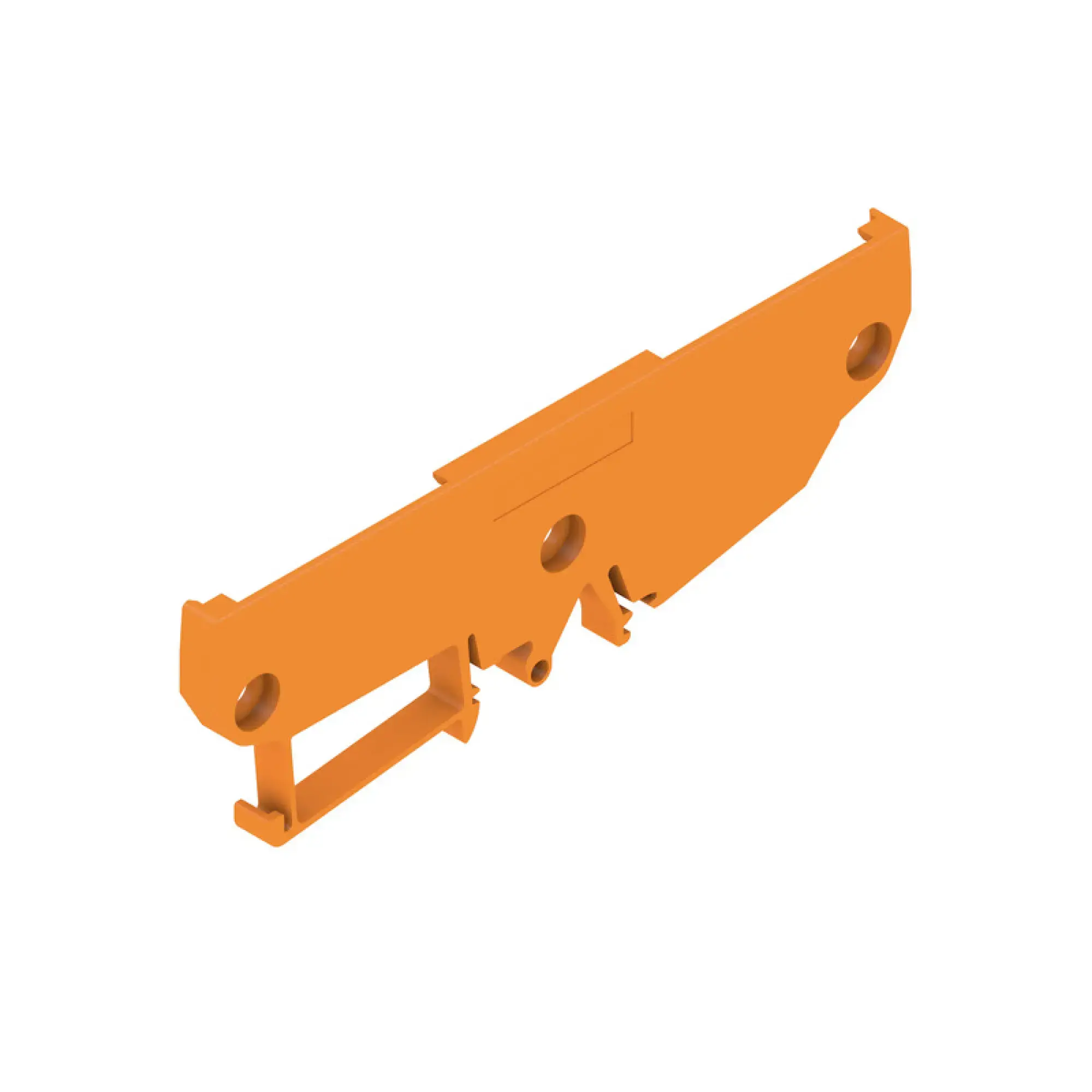 Weidmüller 1020650000 End plate (Profile housing), Width: 6.4 , IP00, PA 66, orange (img_001)