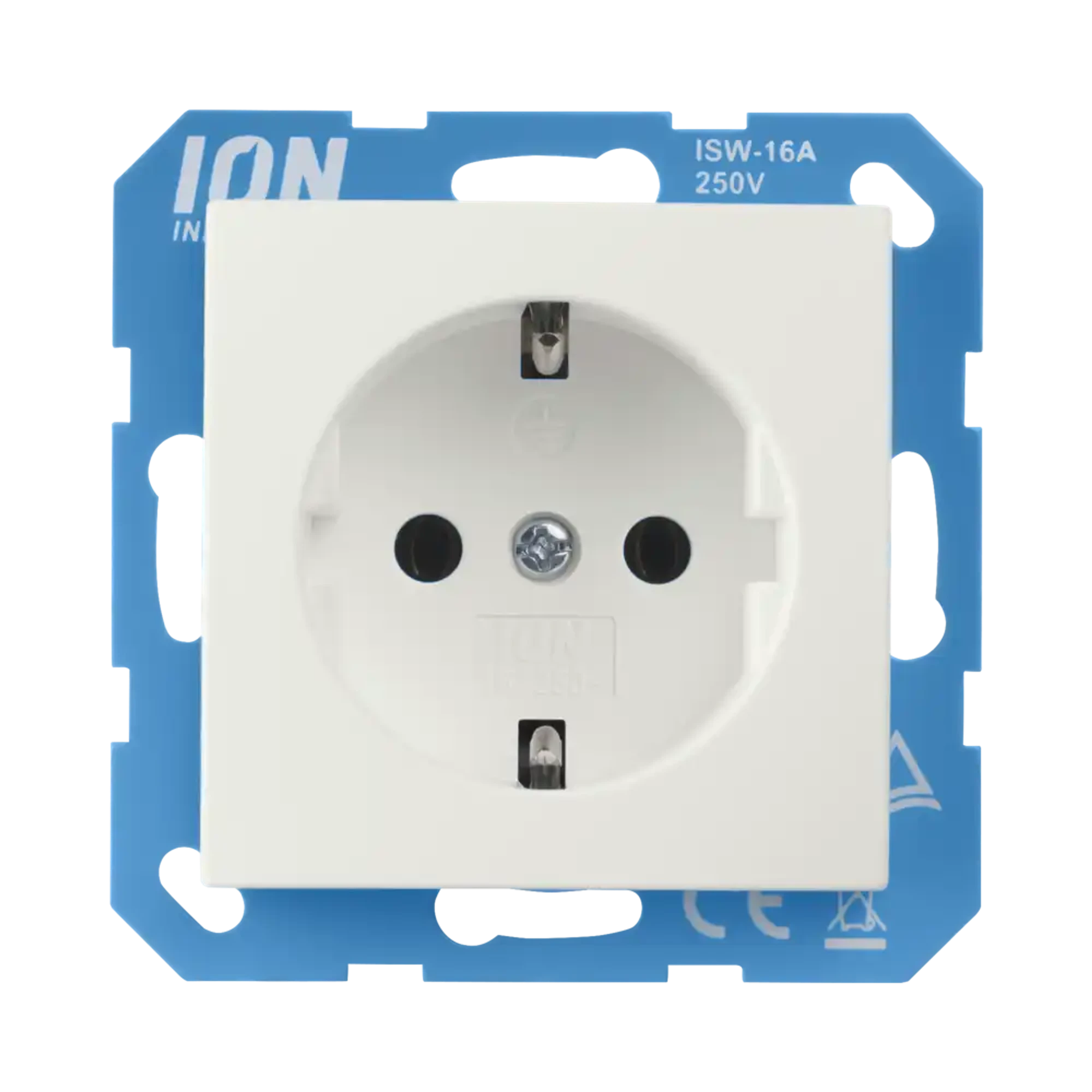 ION INDUSTRIES 10.302.214 Socket outlet with touch guard E1 Alpine White (img_001)