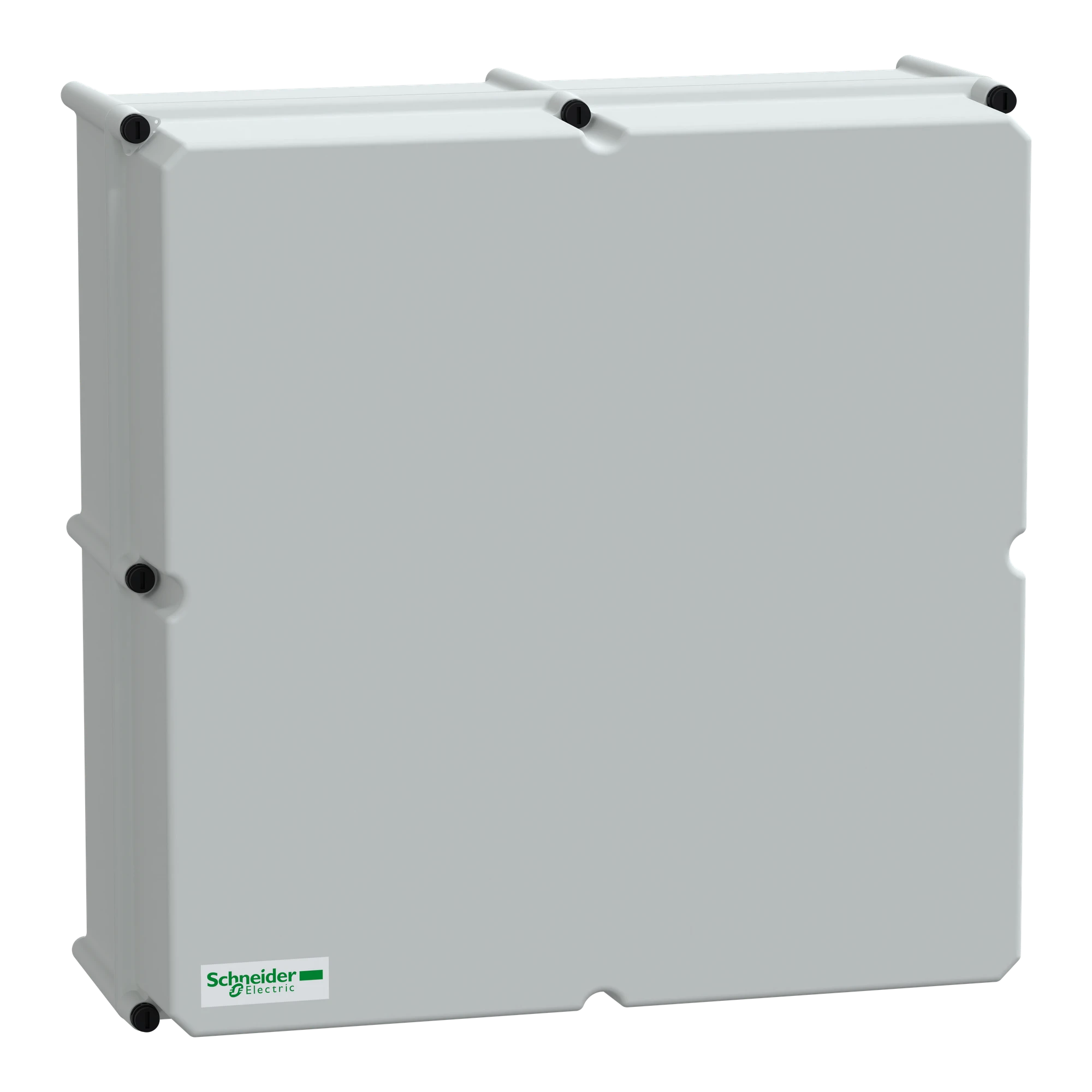 Schneider Electric NSYPLSC5454G Polyester enclosure PLS wall mounting 540x540x180mm IP66, opaque PC cover (img_001)