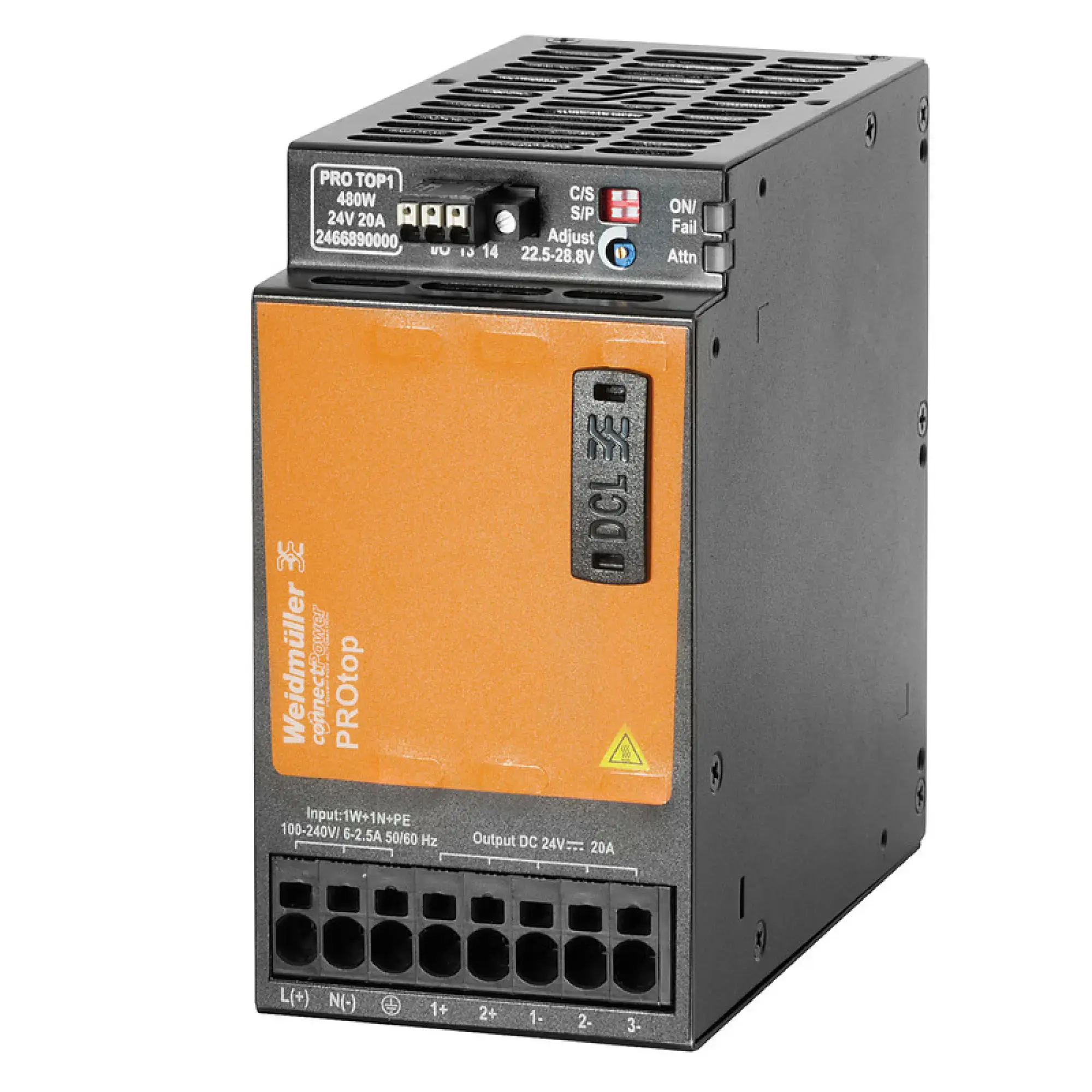 Weidmüller 2467030000 Power supply, 480 W, 10 A @ 60 °C (img_001)