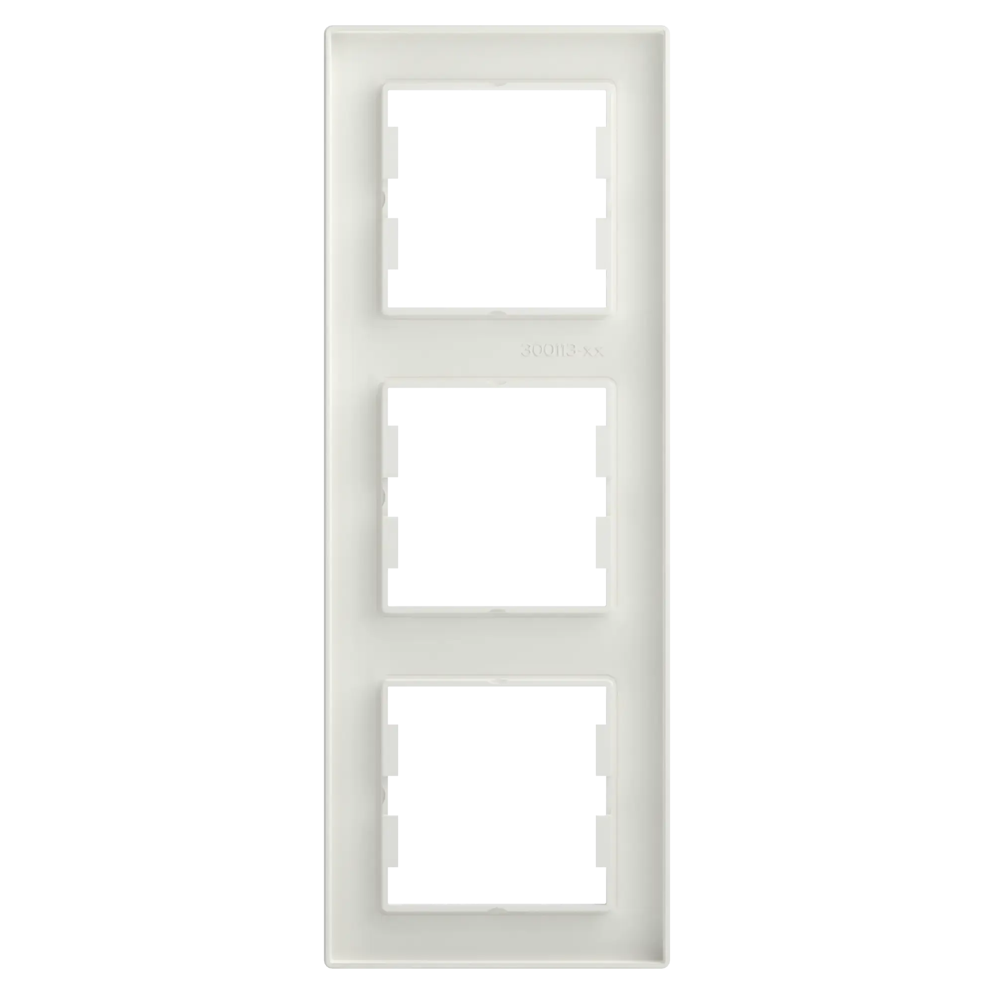 Schneider Electric EPH5810321D 3-Gang Frame Vertical, white, Asfora (img_004)