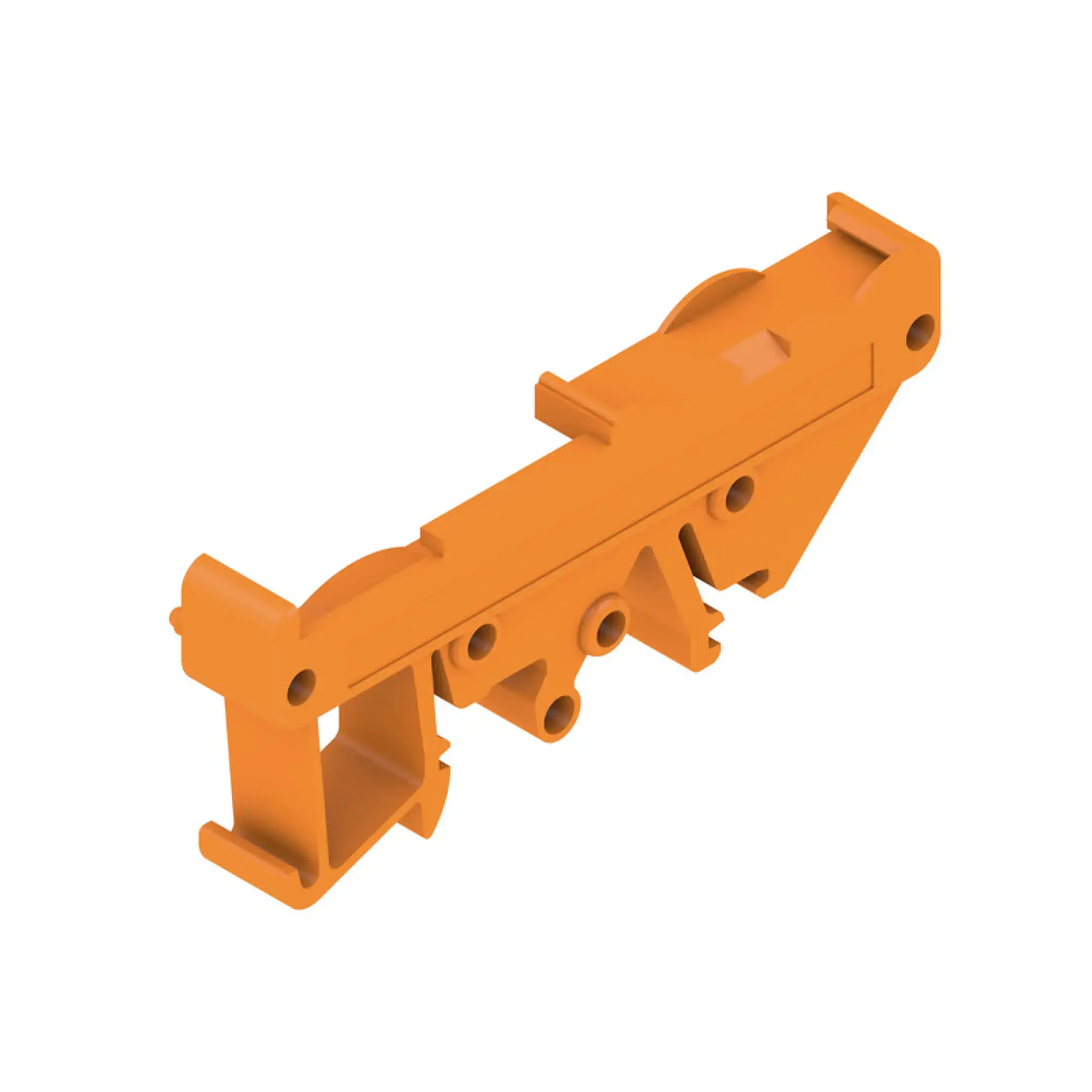 Weidmüller 0119560000 Side element (Modular profile housing), Width: 13.7 , IP00, PA 66, orange (img_001)