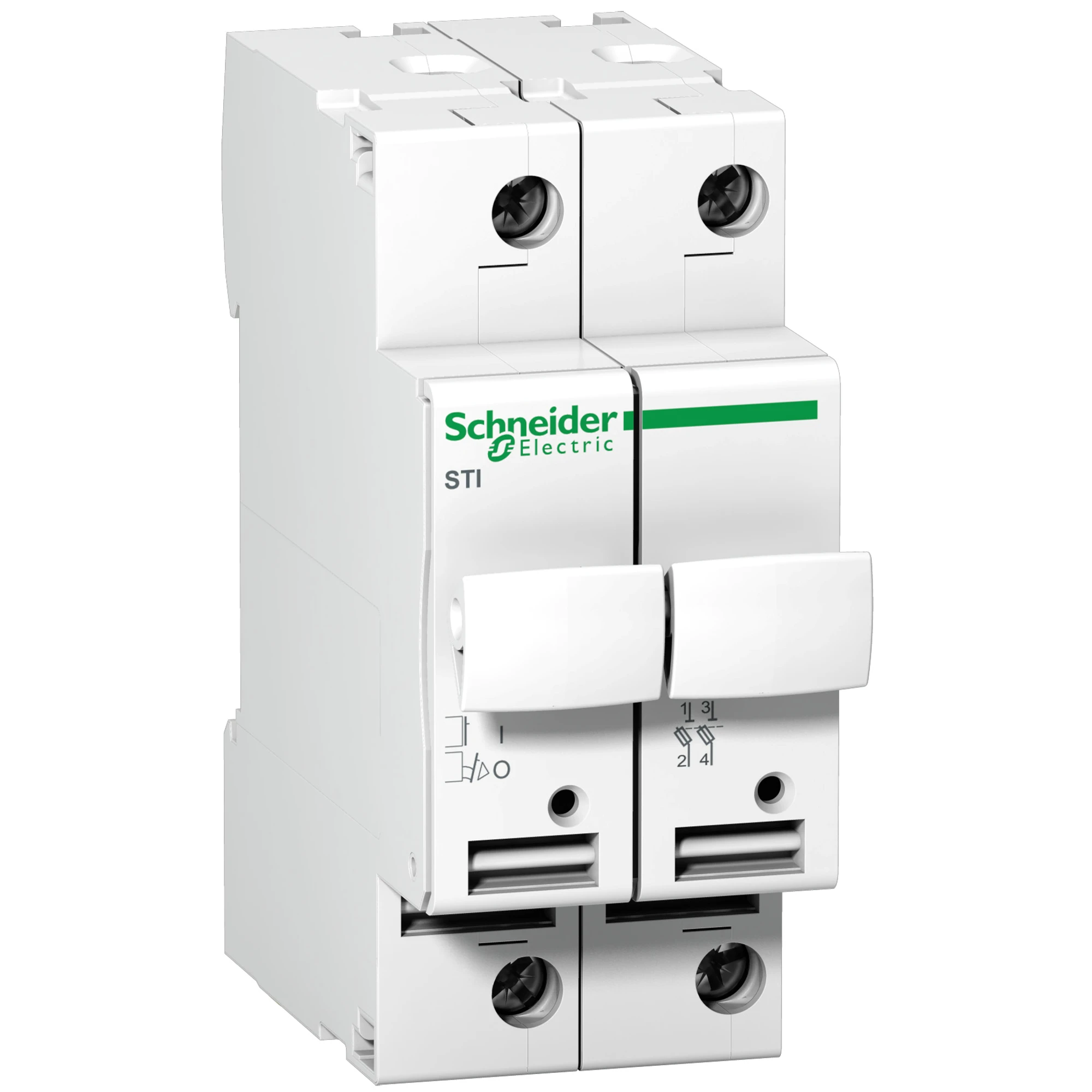 Schneider Electric A9N15651 Fuse Holder STI, 2-pole, up to 25A, for fuse 10.3x38mm (img_001)