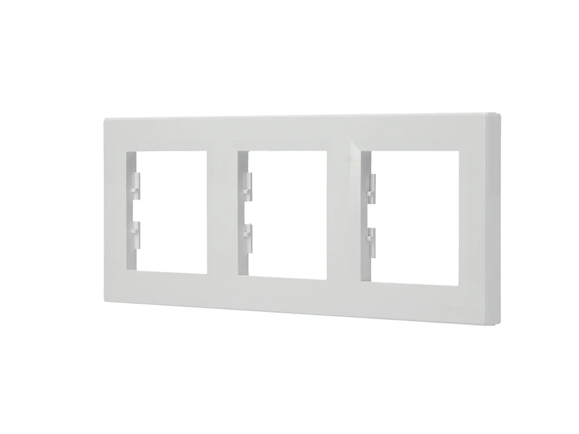 Schneider Electric EPH5800321D 3-Gang Frame Horizontal, white, Asfora (img_003)