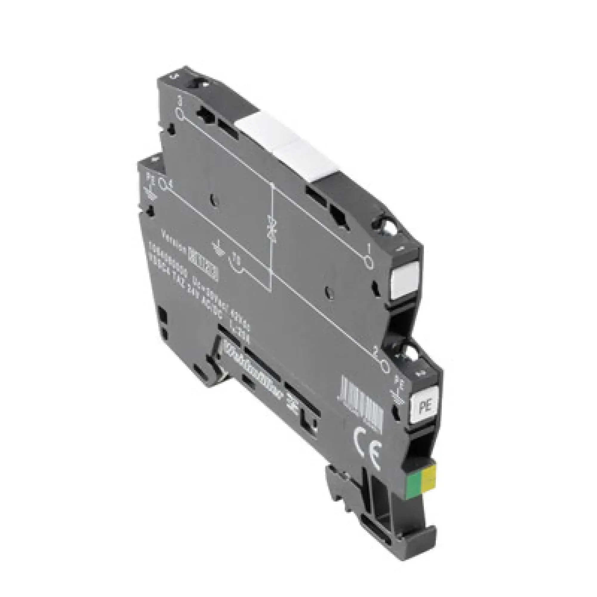 Weidmüller 1064070000 Surge voltage arrester (data networks/MCR-technology), Surge protection for measurement and control, binary, analogue, Number of signals: 1, DC, 12 V, (img_001)