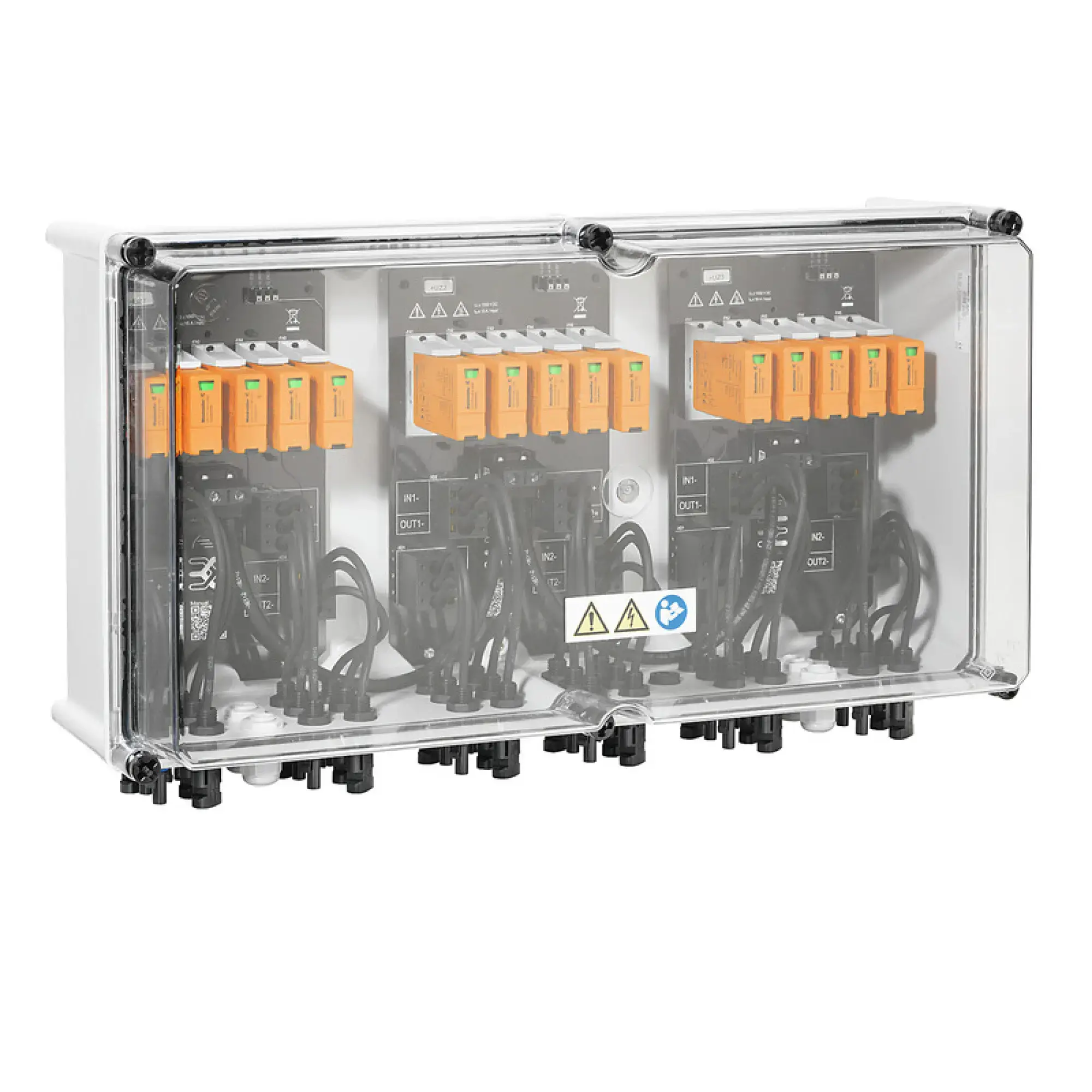 Weidmüller 2737620000 Combiner Box (Photovoltaik), 1000 V, 6 MPP´s, 2 Inputs / 1 Output per MPP, Surge protection I / II, WM4C (img_001)