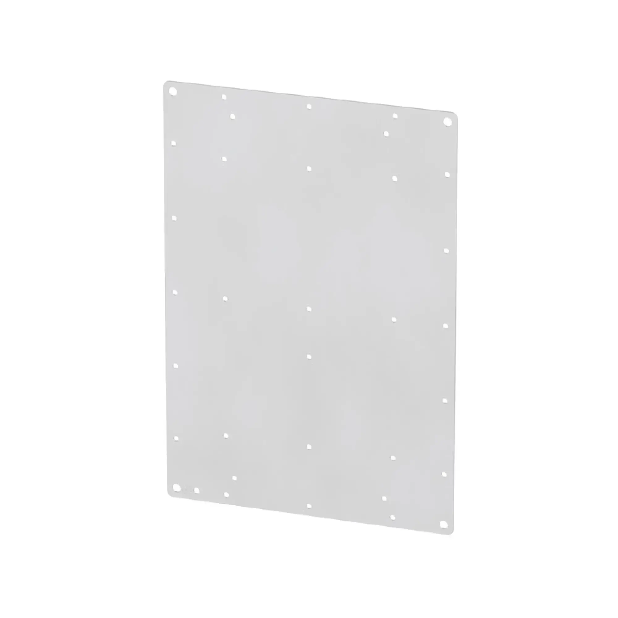 Weidmüller 1257690000 Mounting plate (Housing), Klippon TB (Terminal Box), prepunched, 239 x 345 x 1.5 mm, Stainless steel 1.4301 (304), untreated, silver (img_001)