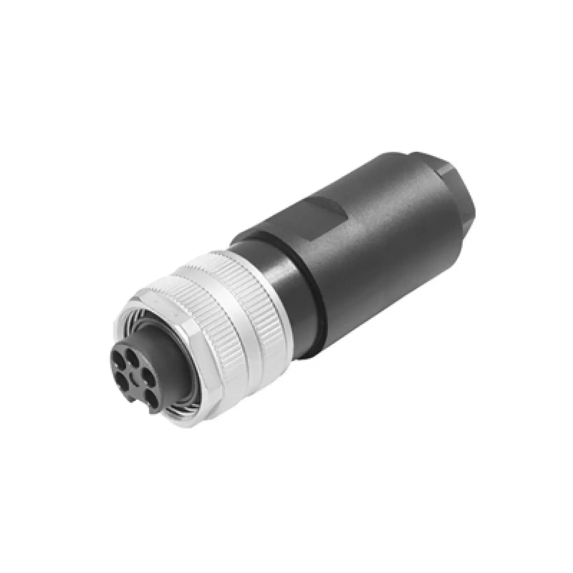 Weidmüller 1292010000 Round plug (field customisable), 7/8", none, Female socket, straight, Screw connection, Number of poles: 5, IP67, Shield connection: No (img_001)