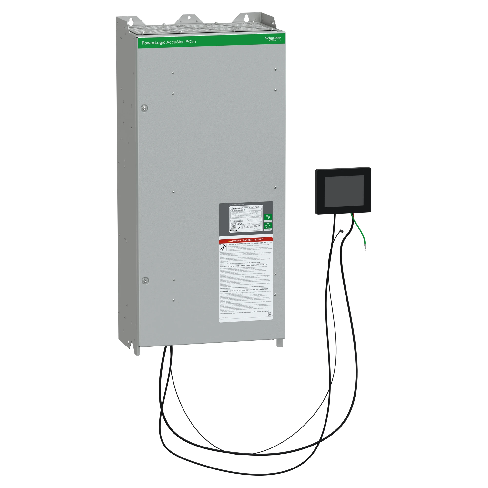 Schneider Electric PCSN030Y4CH00 Active Harmonic Filter, AccuSine PCSn, 30A, 380-415V AC, 3P+N, IP00 (img_001)