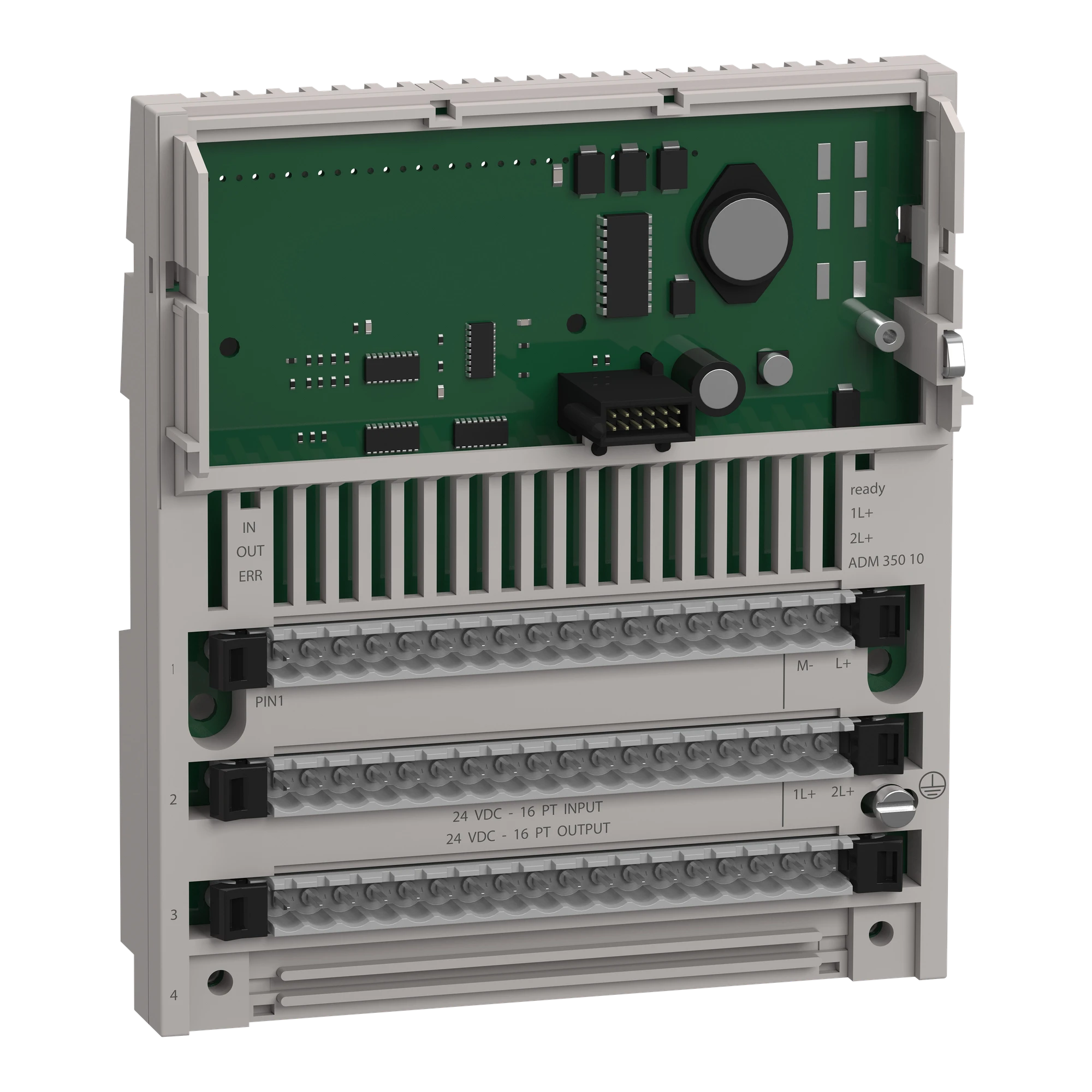 Schneider Electric 170ADM35010 Dec. digital I/O unit Modicon Momentum, 16 I 24 V DC, 16A Transistor (img_001)