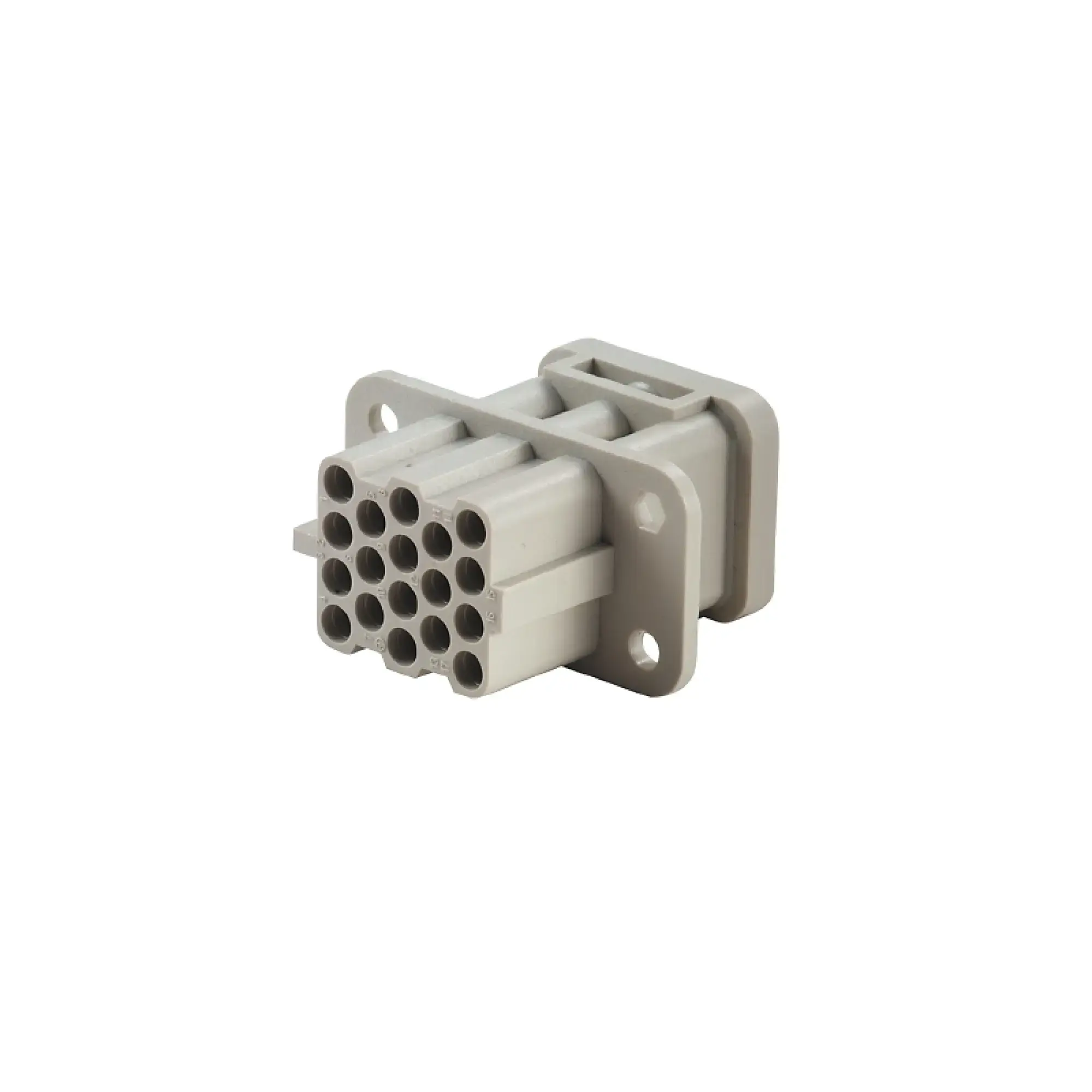 Weidmüller 1003200000 Contact insert (industry plug-in connectors), Female, 250 V, 10 A, Number of poles: 17, Crimp connection, Size: HQ (img_001)