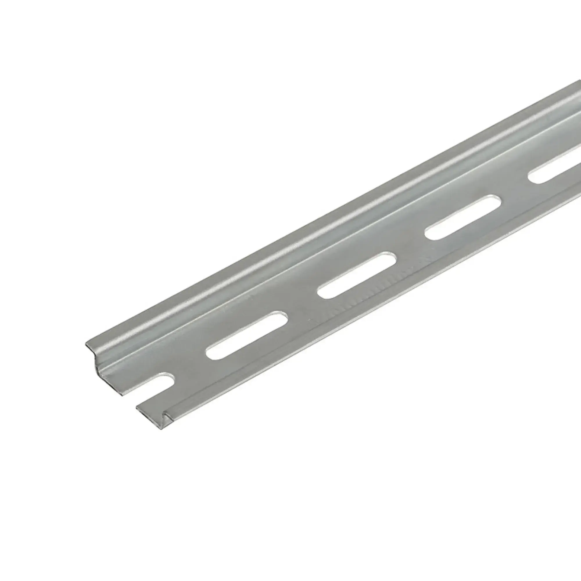 Weidmüller 0514510000 Terminal rail, Accessories, Steel, galvanic zinc plated and passivated, Width: 1000 mm, Height: 35 mm, Depth: 7.5 mm, Slit width: 5.20 mm, Slit length (img_001)
