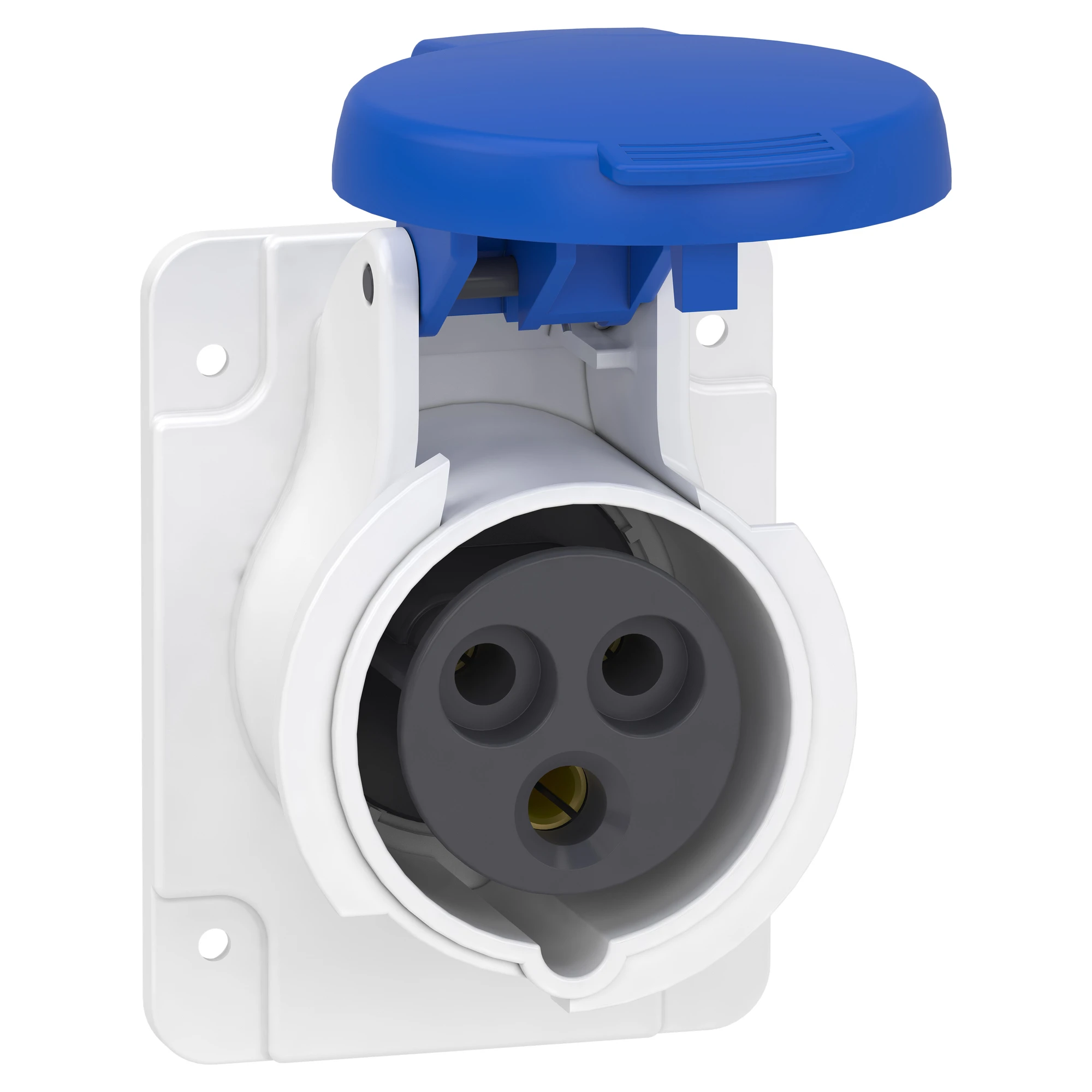 Schneider Electric PKF16G423 CEE Surface-mounted Socket, Screw Terminals, 16A, 2p+E, 200-250 V AC (img_001)