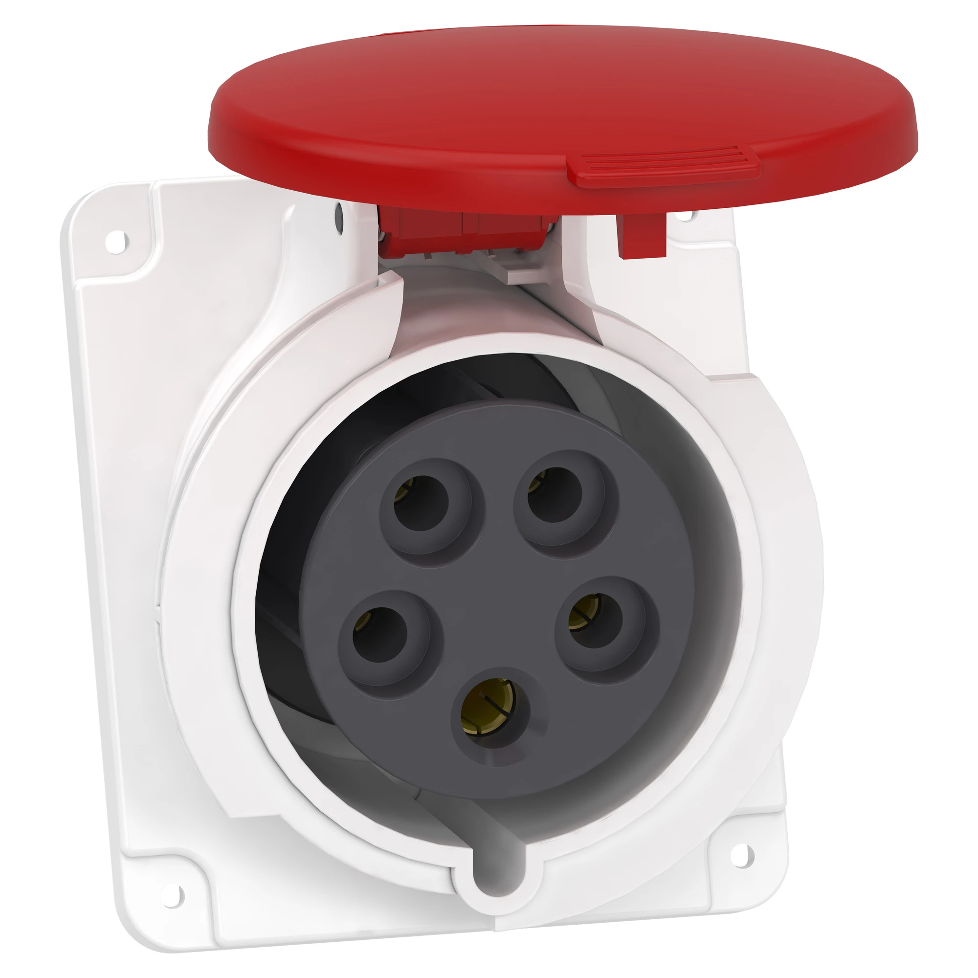 Schneider Electric PKF32F435 CEE Mounting Socket, Screw Clamps, 32A, 3p+N+E, 380-415 V AC (img_001)