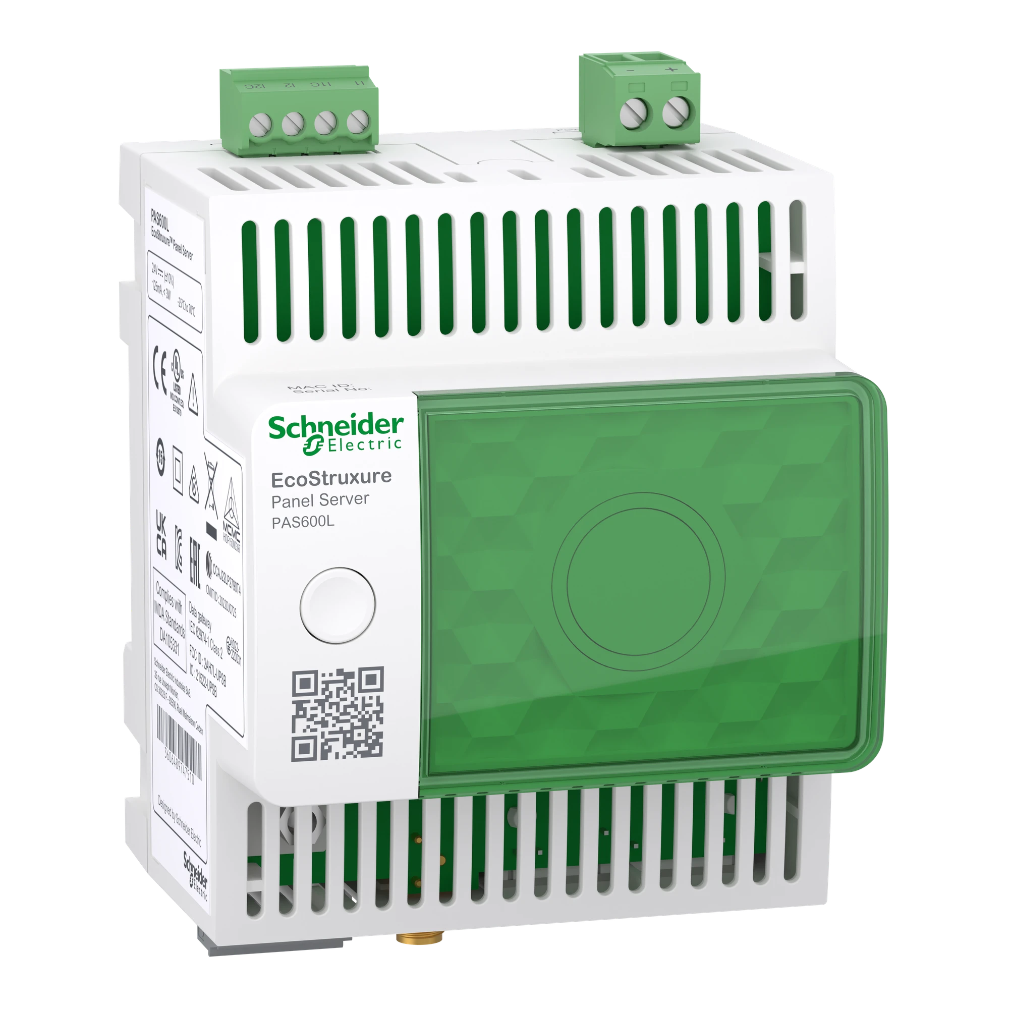 Schneider Electric PAS600L Panel Server Universal Wireless and Modbus RTU Ethernet Interface, 24V, S0 (img_001)