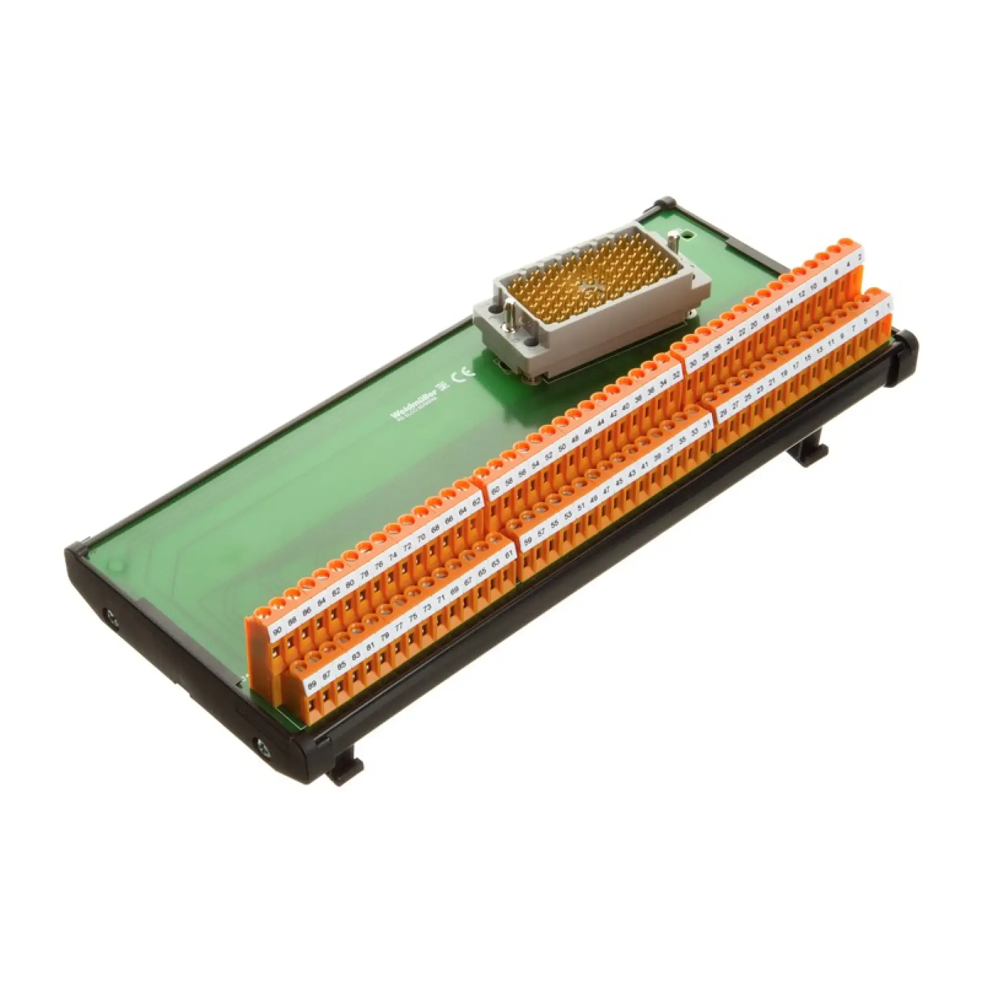 Weidmüller 1126870000 Interface module with terminal, connector, ELCO plug-in connector, 90-pole plug, LP2N 5.08mm, 90 P, Screw connection (img_001)