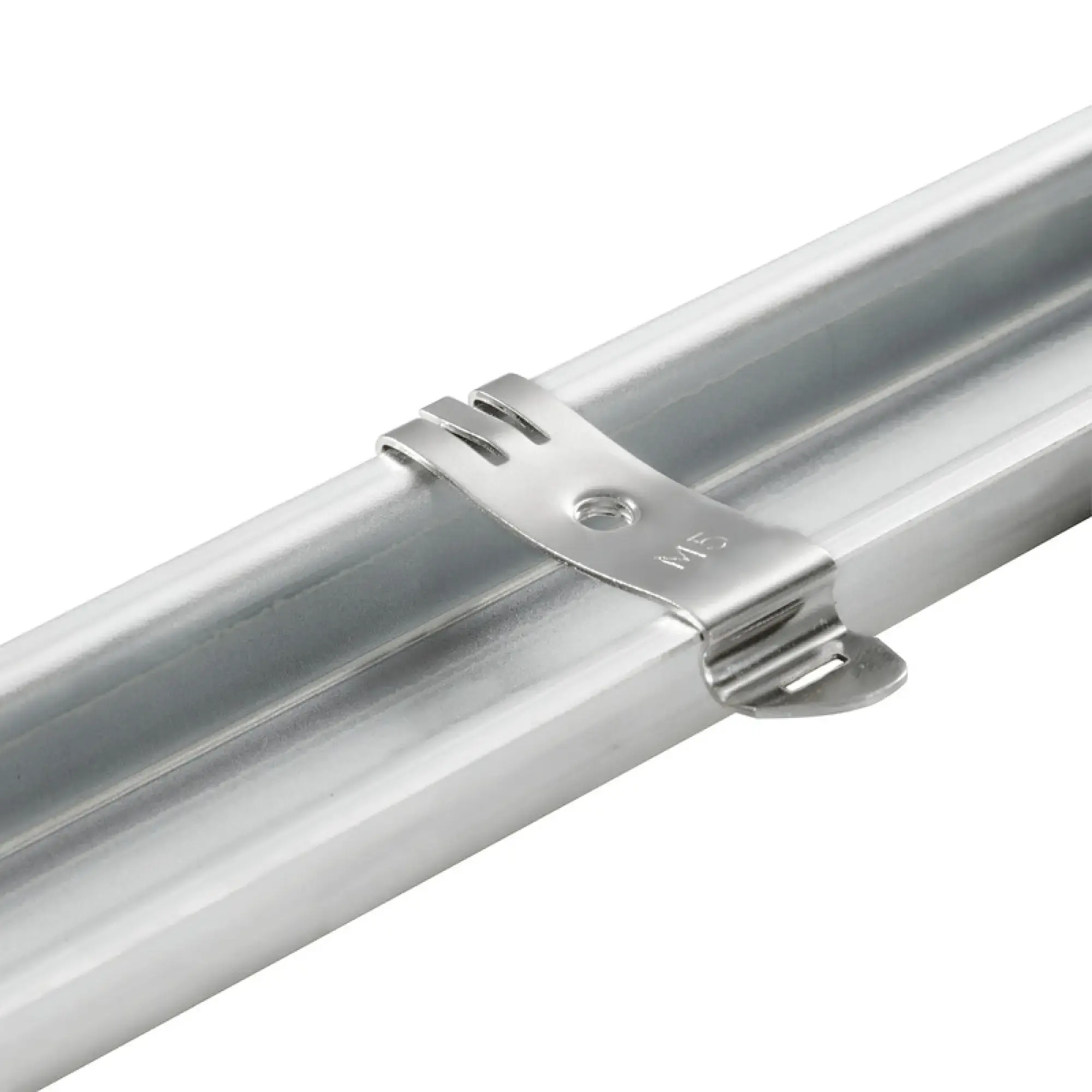 Weidmüller 0636800000 Mounting foot on mounting rail, silver, Steel, bright finish, M 5, Width: 14 mm (img_001)