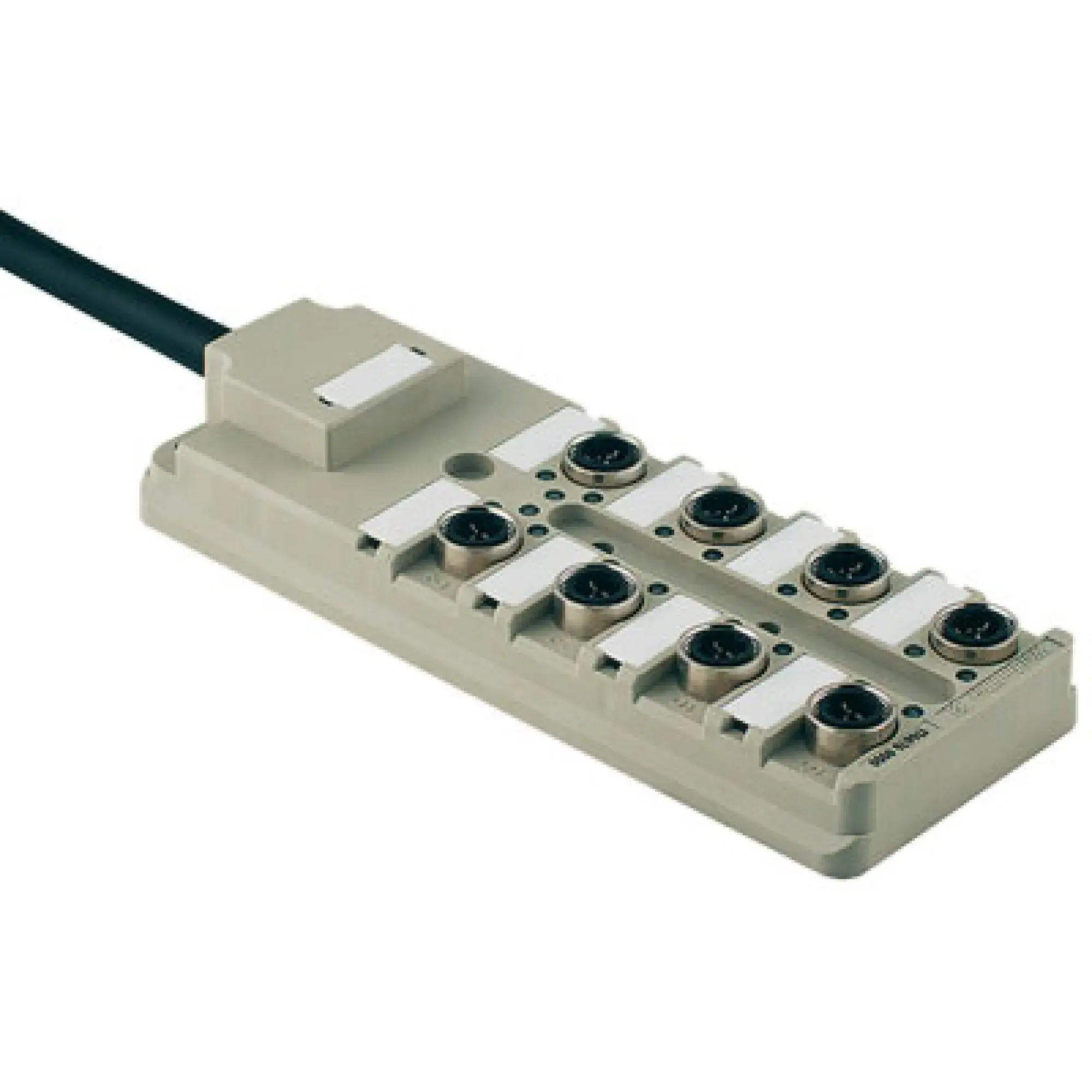 Weidmüller 1766700000 Sensor-actuator passive distributor (with cable), Fixed cable version, IDC, M12, 30 V, A-coded, LED: Yes, LED initiator: Yes, Wiring type: PNP (img_001)