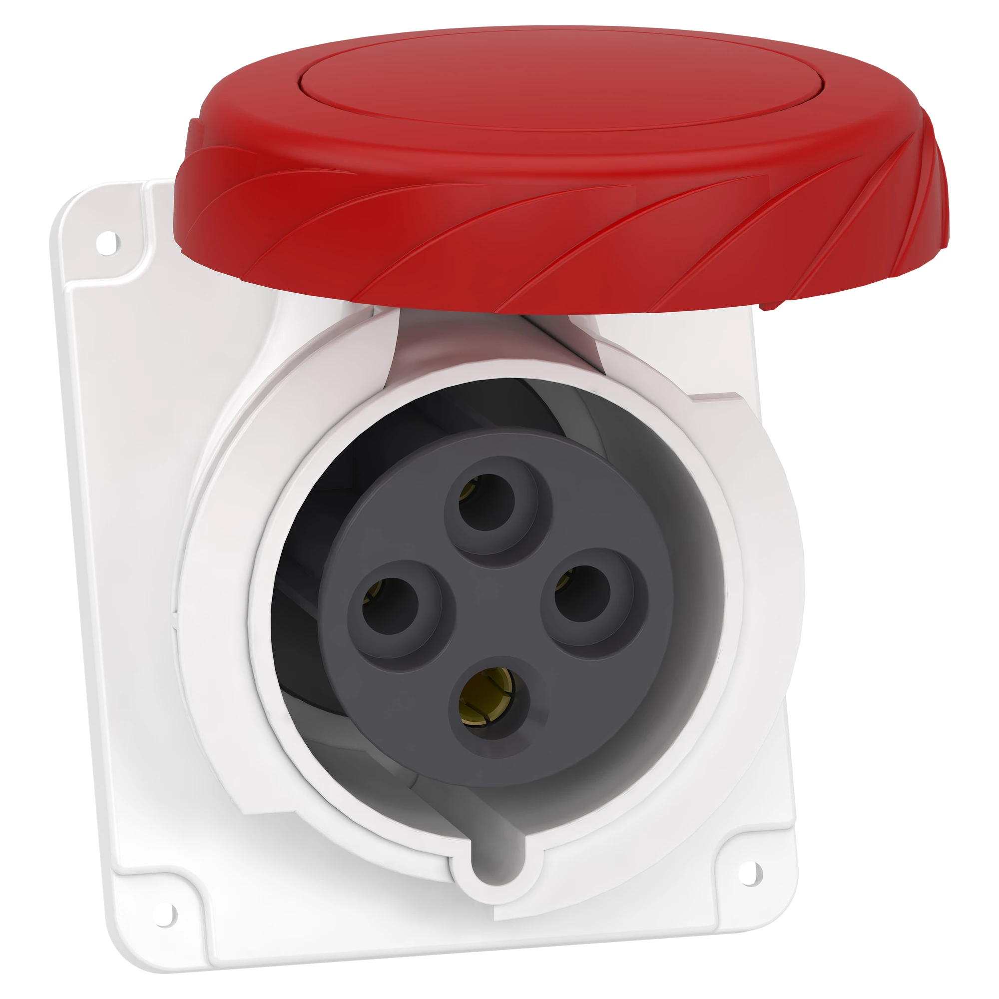 Schneider Electric PKF32F734 CEE Surface-Mounted Socket, Screw Terminals, 32A, 3p+E, 380-415 V AC (img_001)