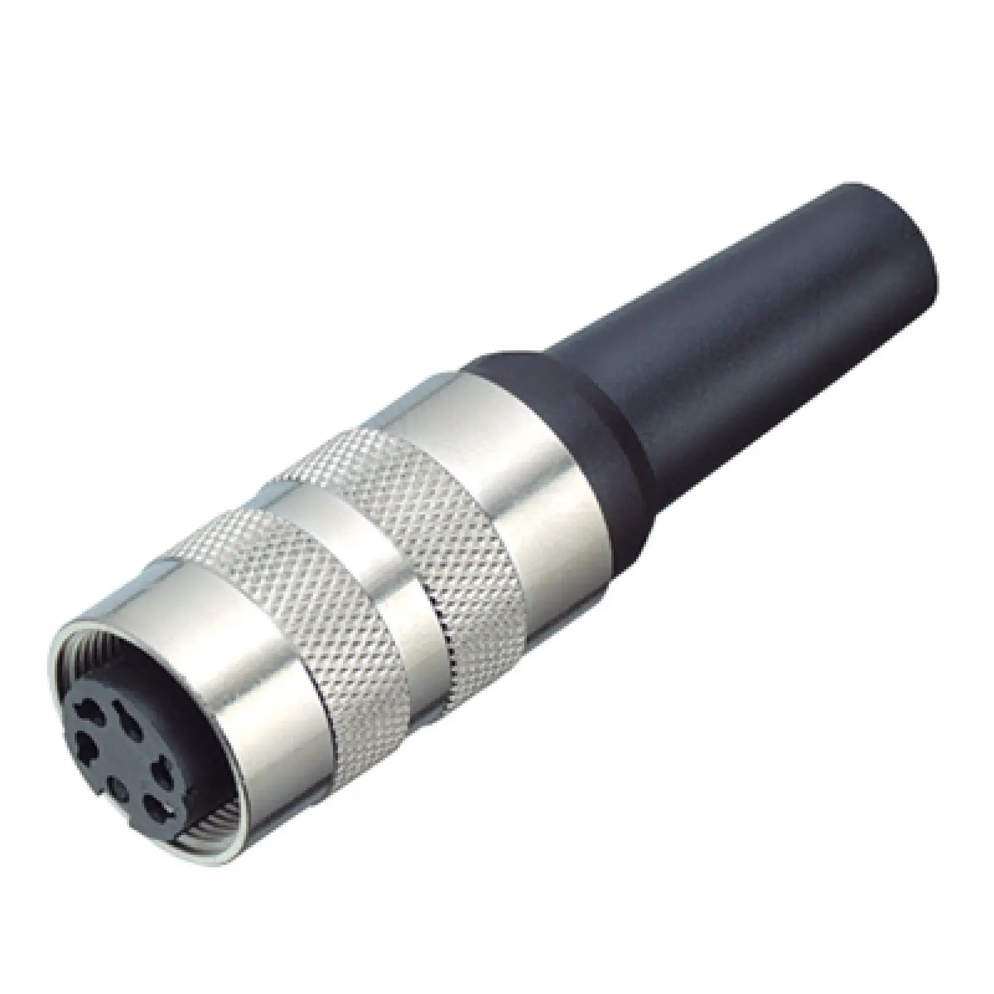 Weidmüller 1118000000 Round plug (field customisable), M16, none, Female socket, straight, Solder connection, 0,14...0,75mm² (2-, 4-, 5-, 6-, 7- und 8-poles) / 0,14...0,25m (img_001)