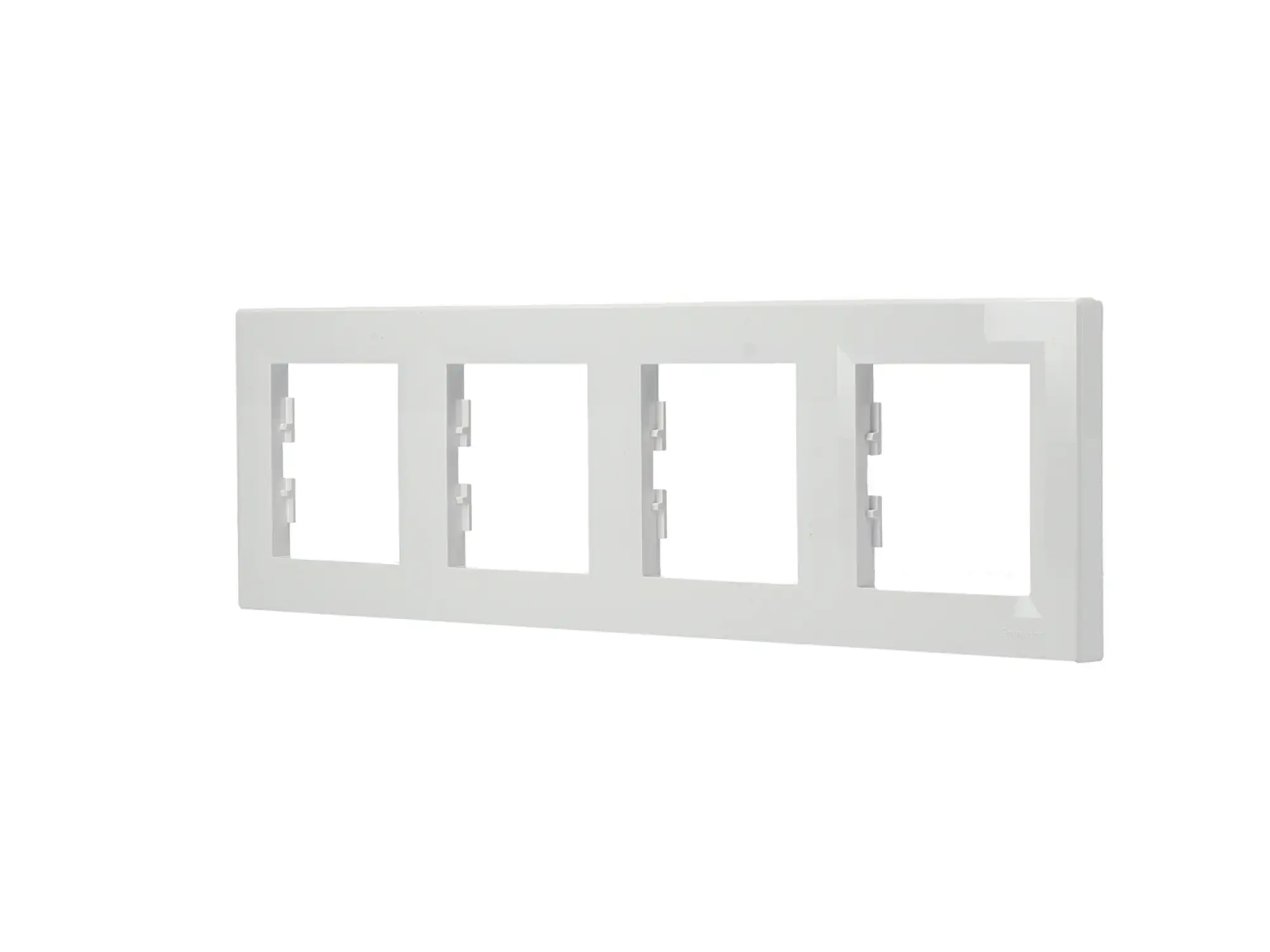 Schneider Electric EPH5800421D 4-Gang Frame Horizontal, white, Asfora (img_003)