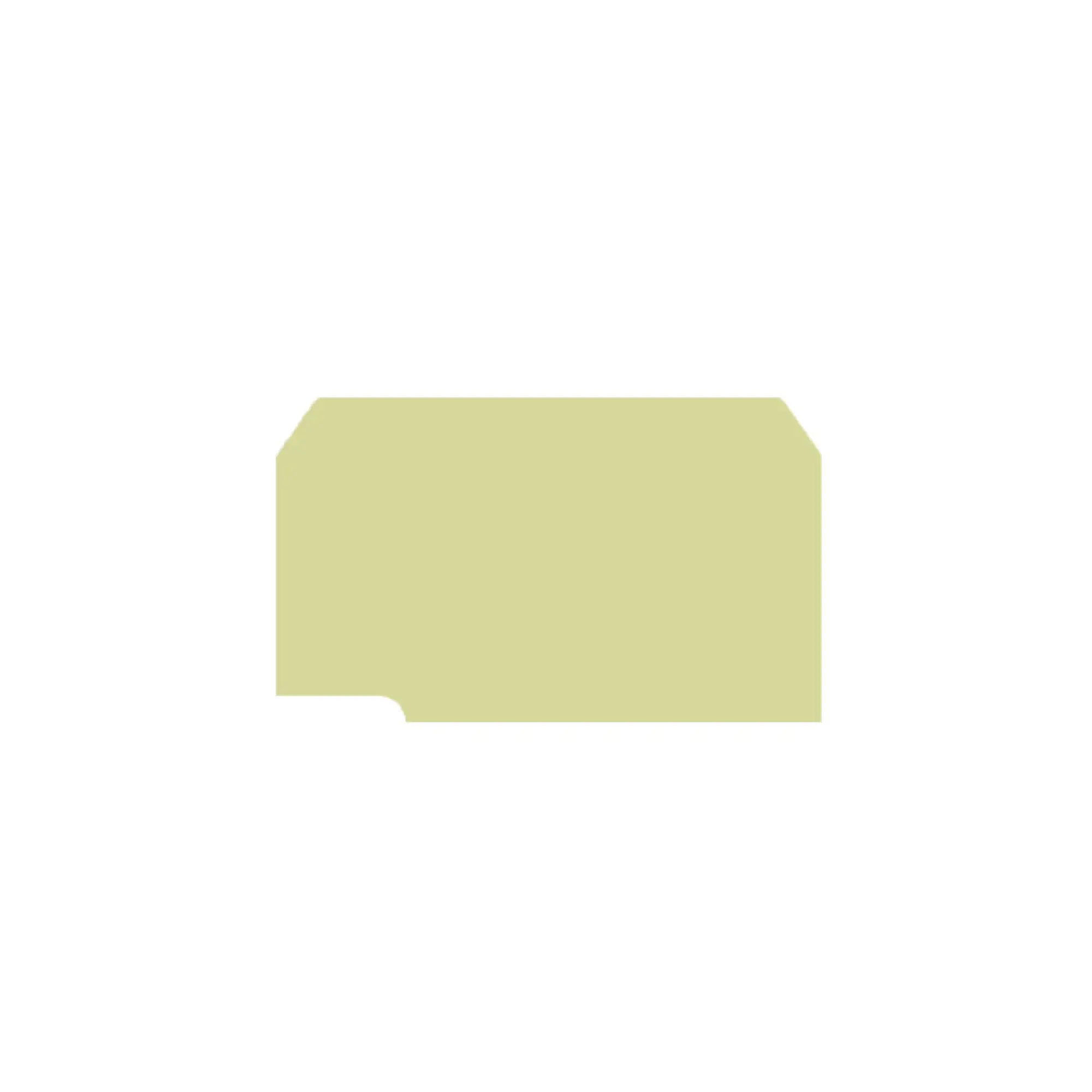 Weidmüller 0211360000 End plate (terminals), beige, Height: 42 mm, Width: 1.5 mm, V-2, PA 66 (img_001)