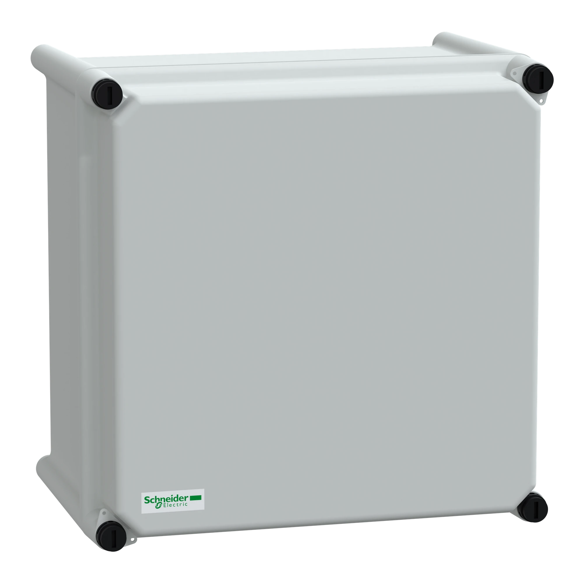 Schneider Electric NSYPLSC2727G Polyester enclosure PLS wall mounting 270x270x180mm IP66, opaque PC cover (img_001)