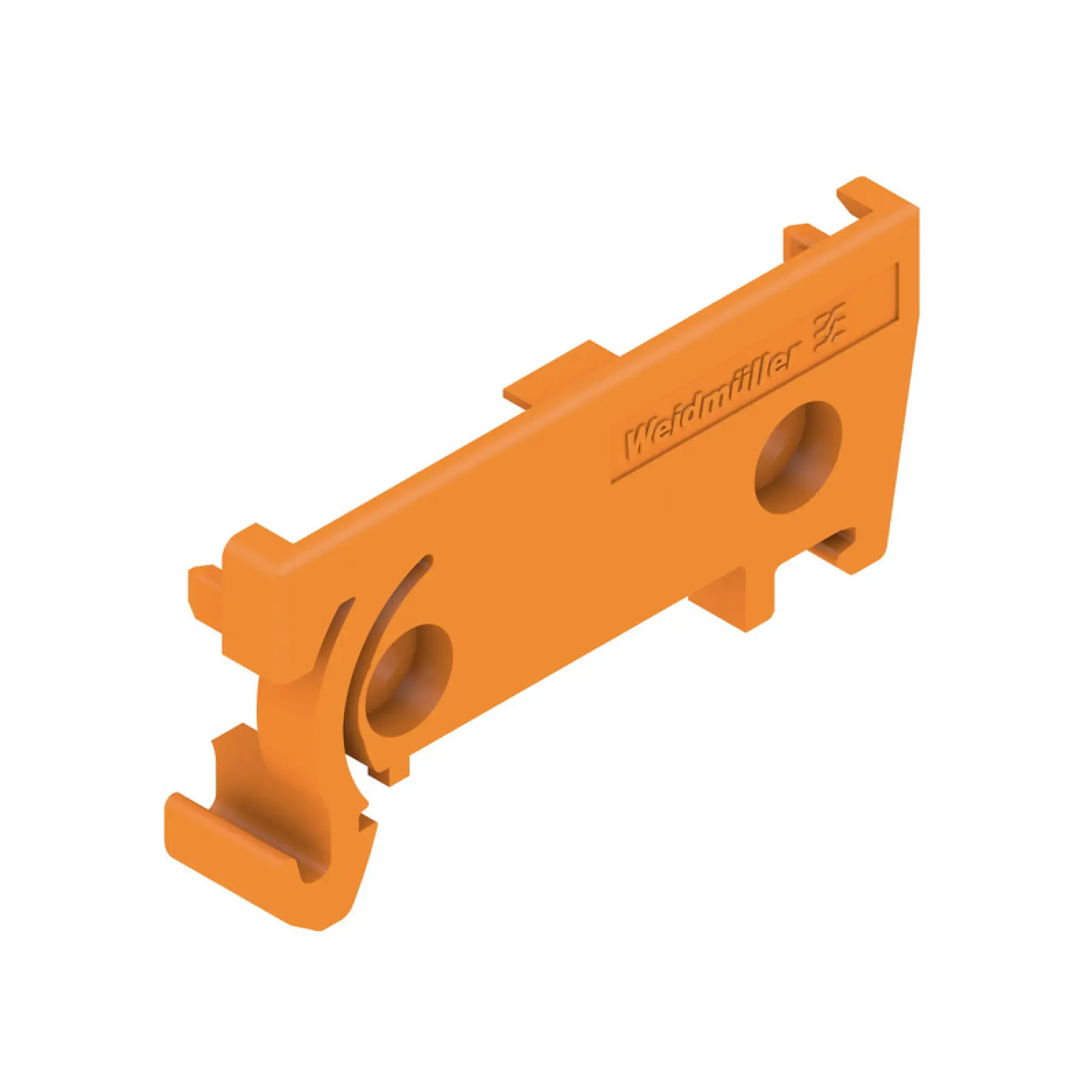 Weidmüller 1011600000 End plate (Profile housing), Width: 8 , IP00, PA 66, orange (img_001)