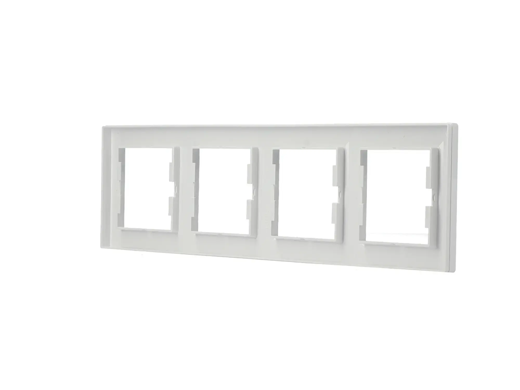 Schneider Electric EPH5800421D 4-Gang Frame Horizontal, white, Asfora (img_013)