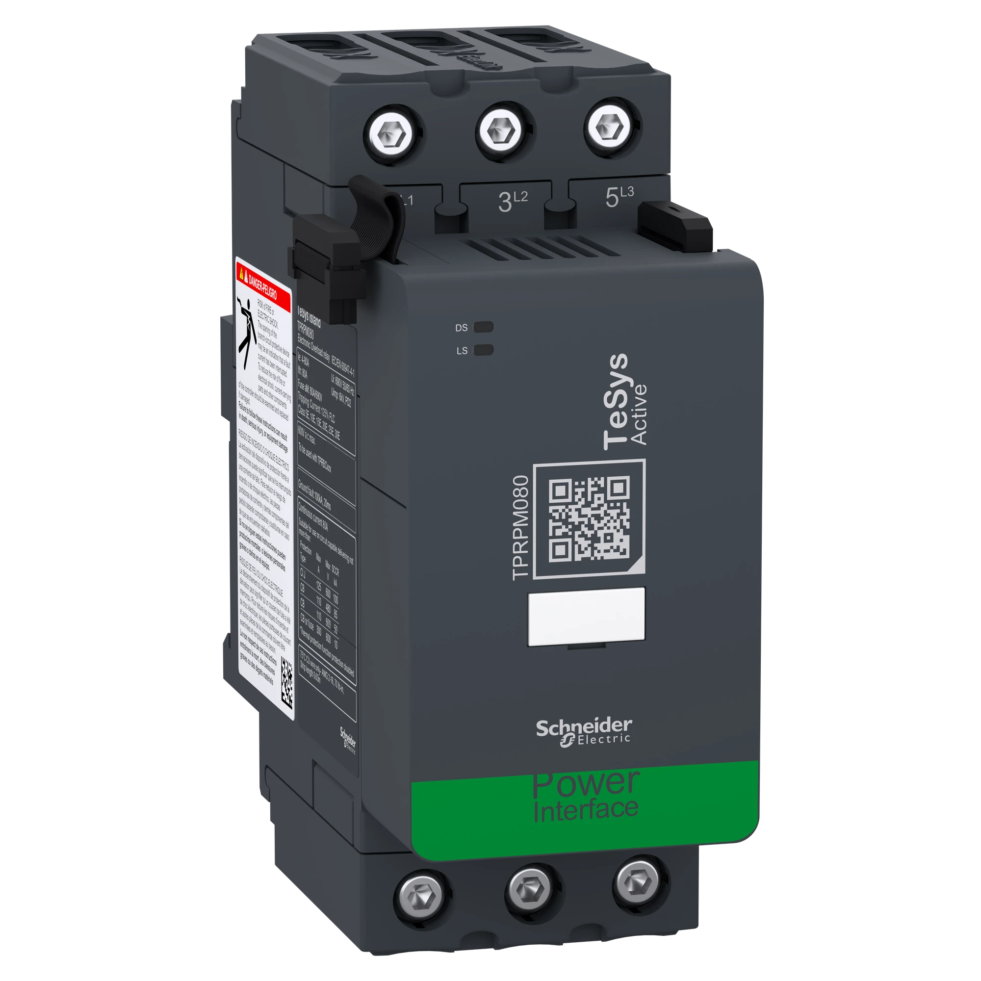 Schneider Electric TPRPM080 Direct Starter 80 A 37 kW, TeSys island Load Analysis Outlet (img_001)