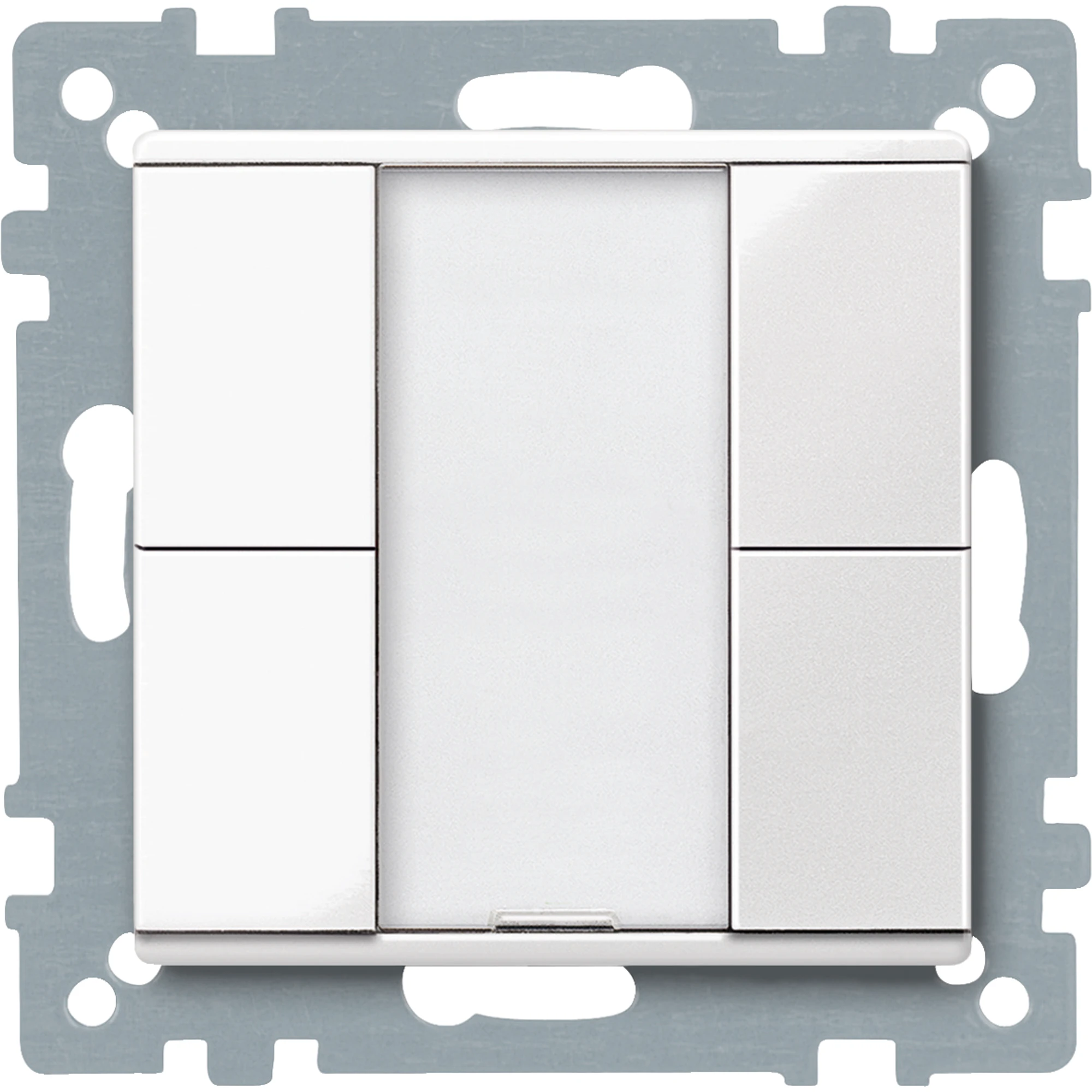 Schneider Electric MTN617219 Double Switch Plus, glossy polar white, System M (img_001)