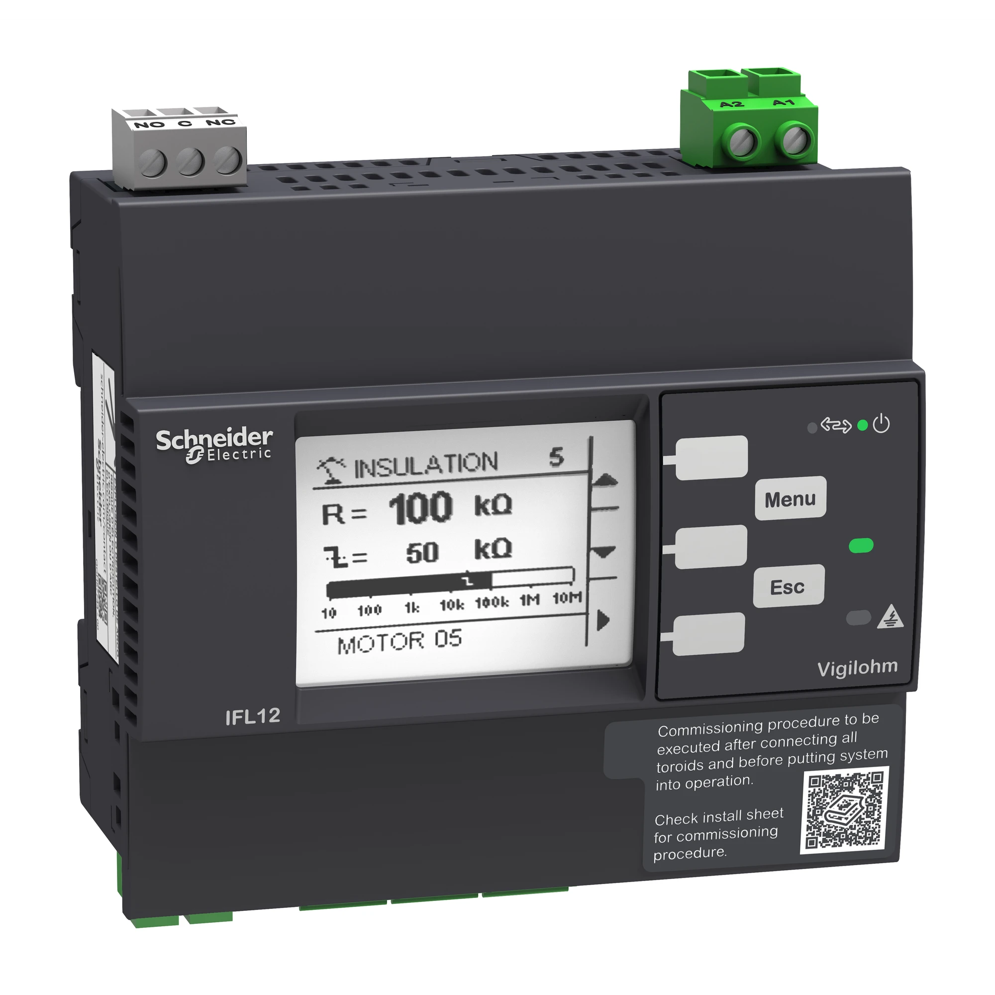 Schneider Electric IMDIFL12MC VIGILOHM Advanced 12-channel fault location device with Modbus - 100-440VAC/DC (img_001)