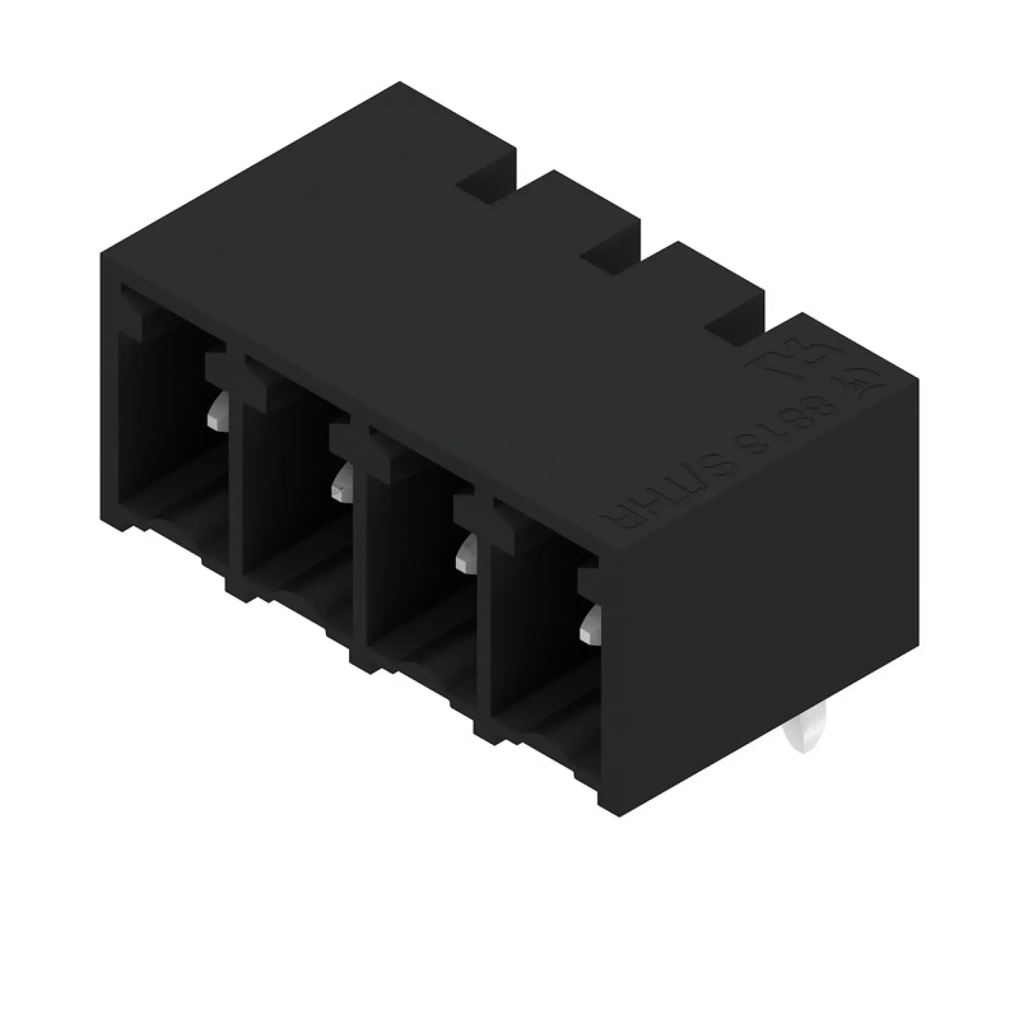 Weidmüller 1005800000 PCB connector (board connection), 160 V, 17.5 A, Pitch in mm: 3.81, Number of poles: 3, THT/THR solder connection, Box (img_001)