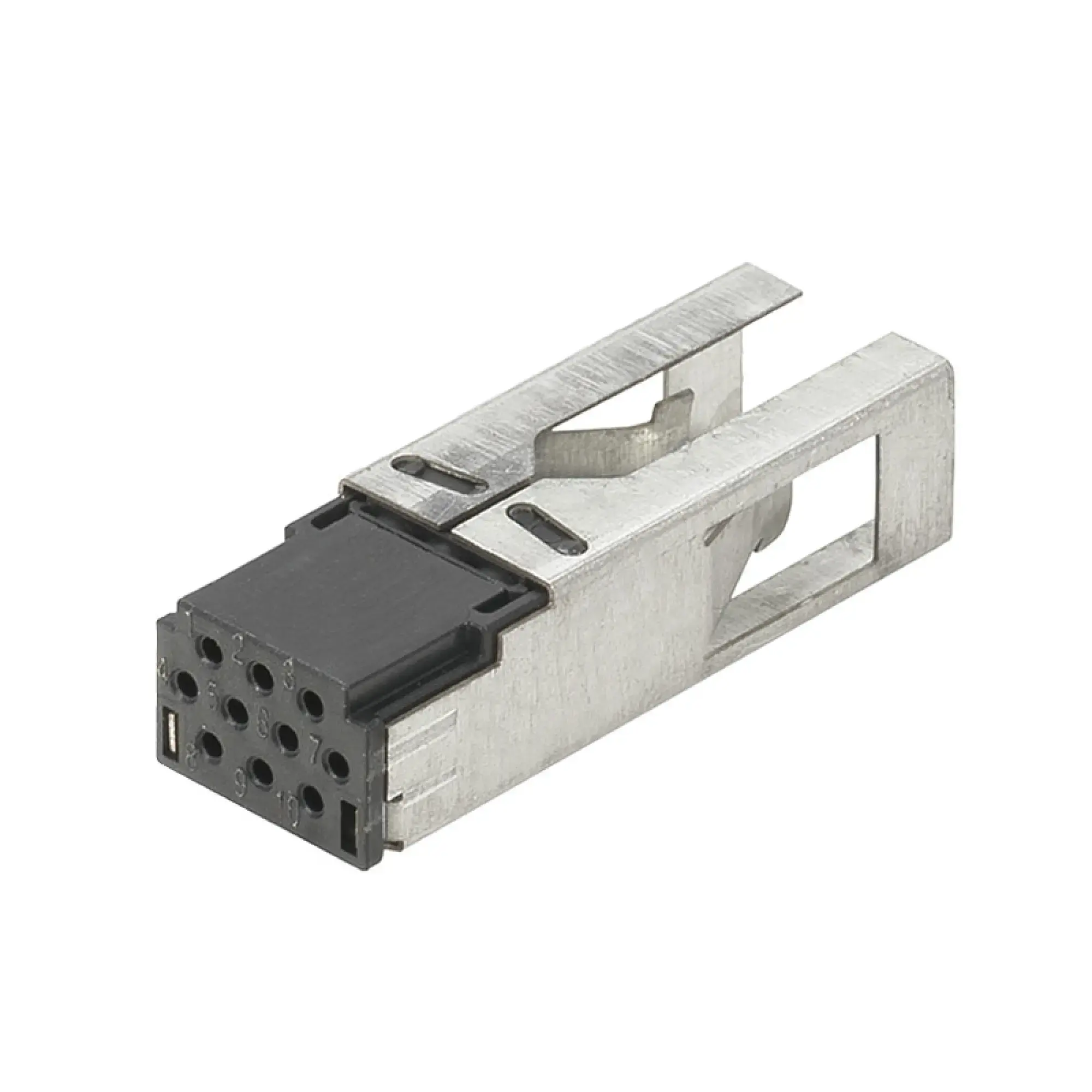 Weidmüller 1068990000 Hybrid connector, Insert, Hybrid (Q10), Crimp, Number of poles: 10, Cat.5 (ISO/IEC 11801), IP67 with housing (img_001)
