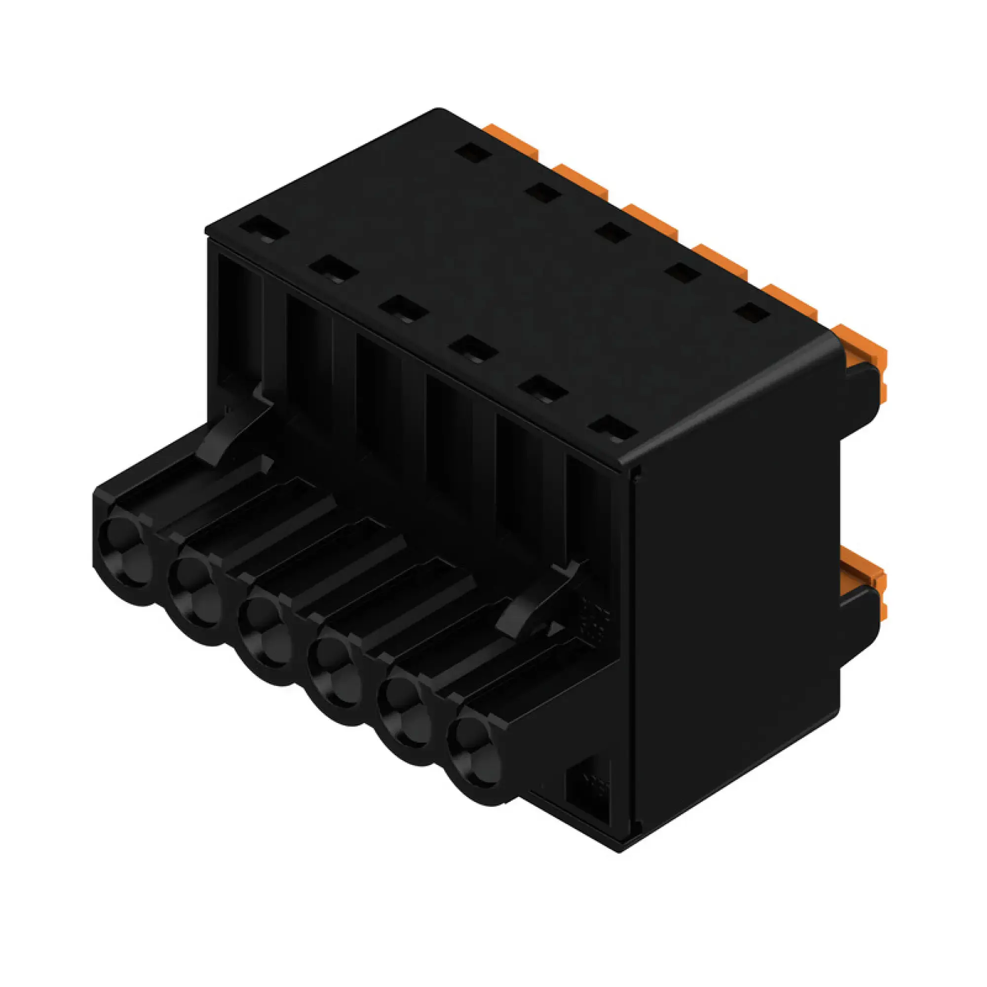 Weidmüller 1000900000 PCB connector (wire connection), 320 V, 20.8 A, Pitch in mm: 5.08, 3.31 mm², Number of poles: 6, PUSH IN with actuator, Box (img_001)