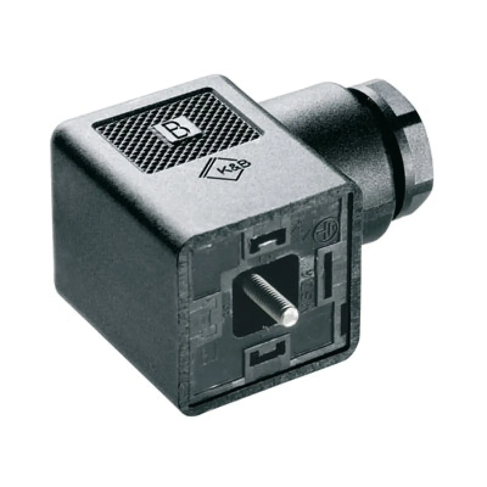 Weidmüller 1873130000 Valve plug-in connector (field assembled), Number of poles: 3, Design A (18 mm), Without circuitry, 230 V, 0.34...1.5 mm² (img_001)