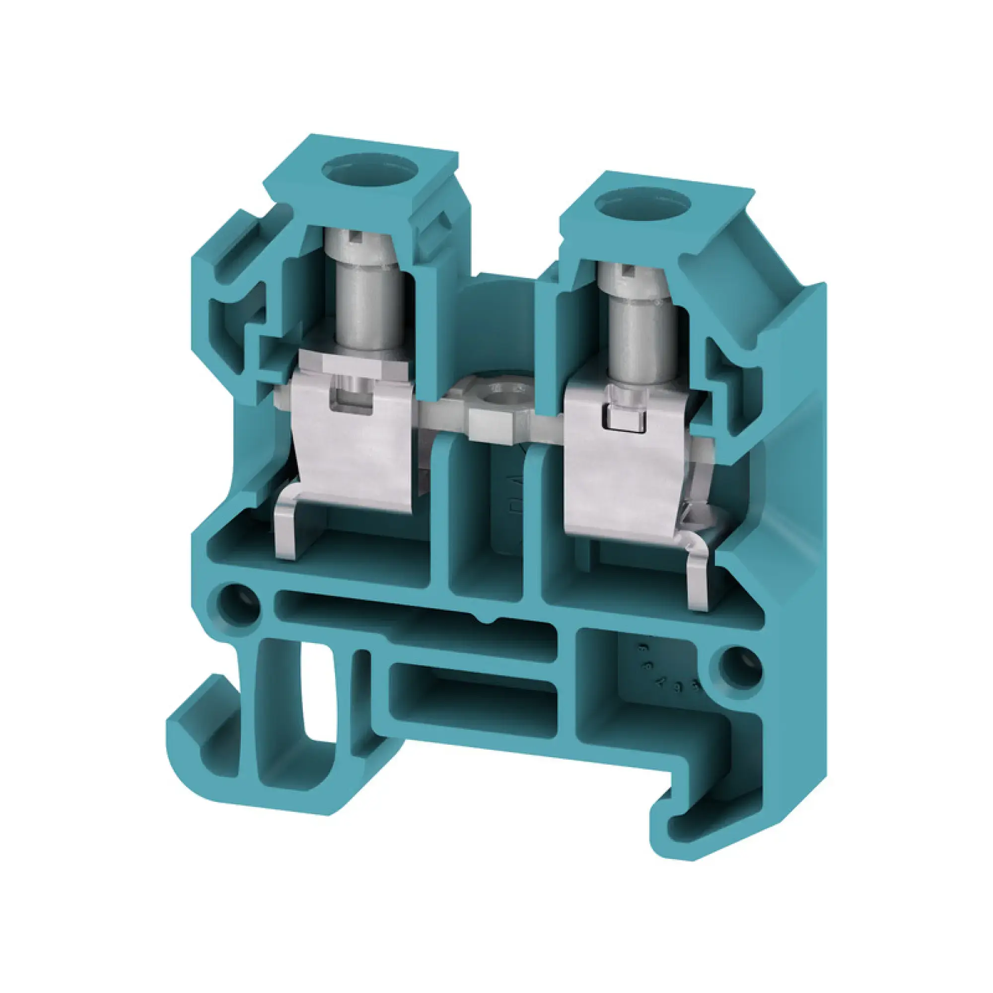 Weidmüller 0294380000 Feed-through terminal block, Screw connection, blue, 4 mm², 32 A, 400 V, Number of connections: 2 (img_001)