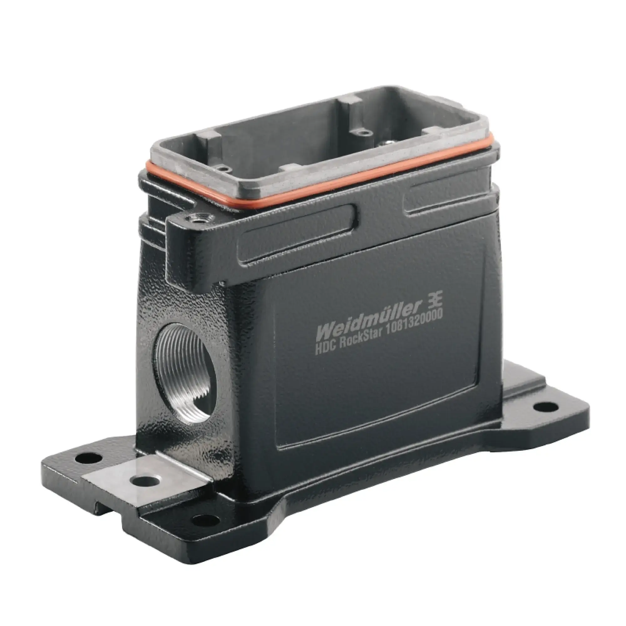 Weidmüller 1081290000 Housing (industry plug-in connectors), Base housing, Clamping yoke connection, Size: 4, IP66 (in plugged condition), IP68 (in plugged condition), IP69 (img_001)