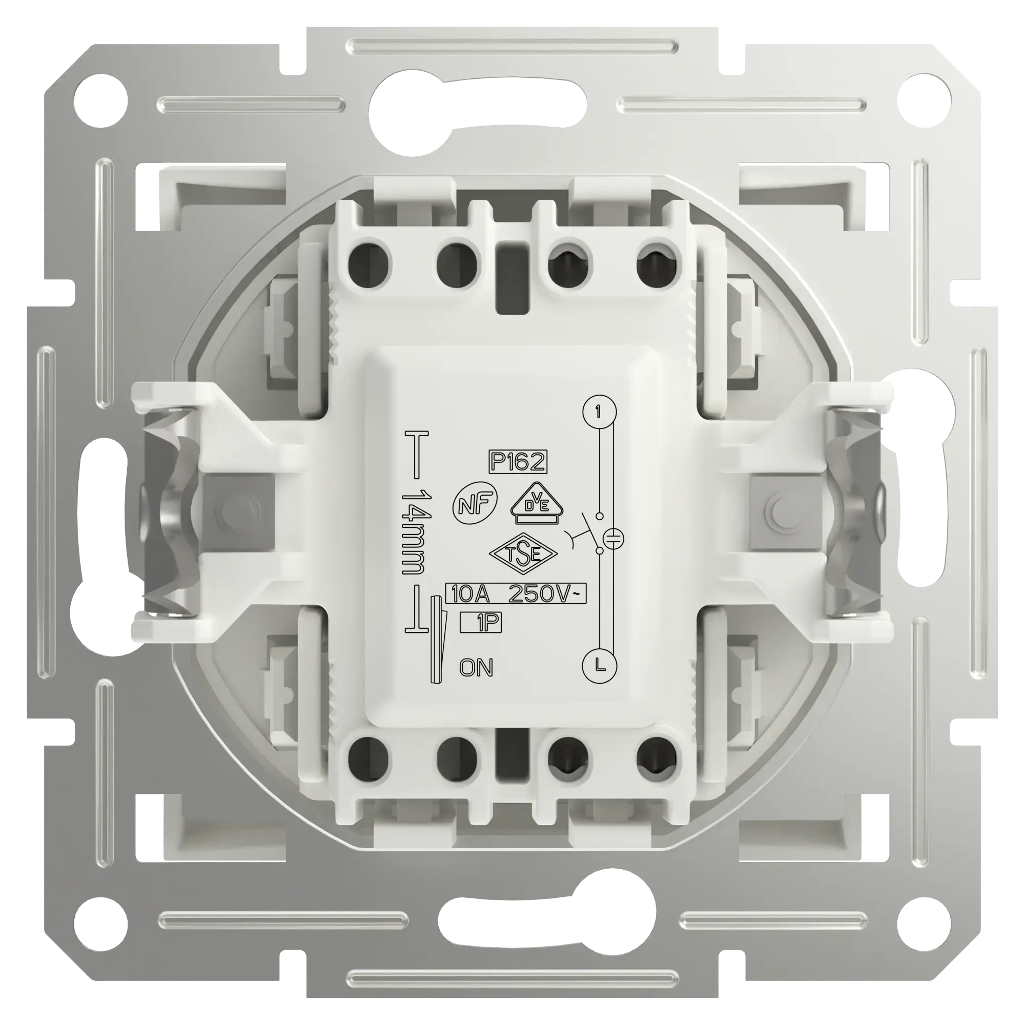 Schneider Electric EPH1670121D Push Button with LED flush-mounted, white, Asfora (img_004)