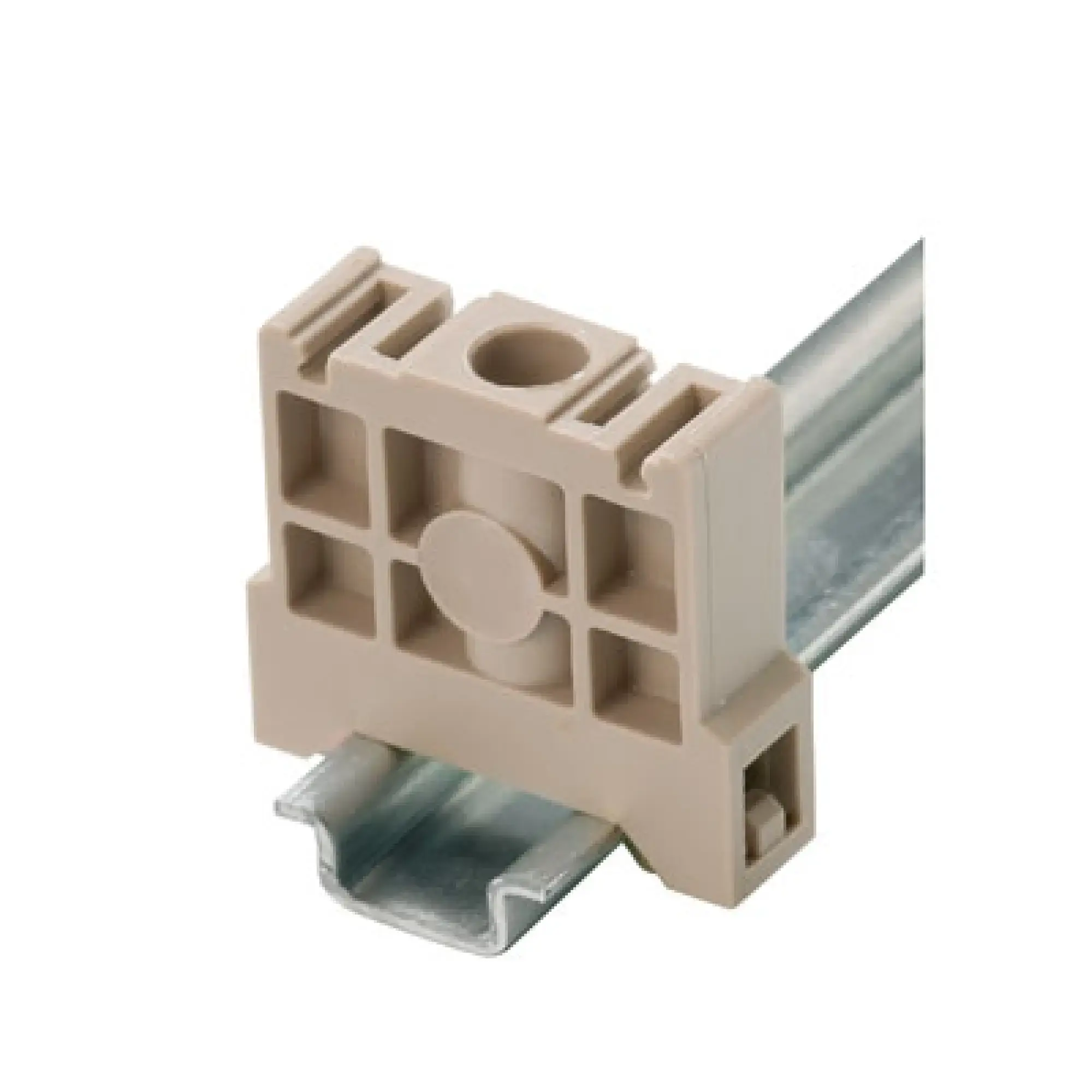 Weidmüller 1071900000 End bracket, dark beige, TS 15, HB, Plastic, Width: 8 mm, 100 °C (img_001)