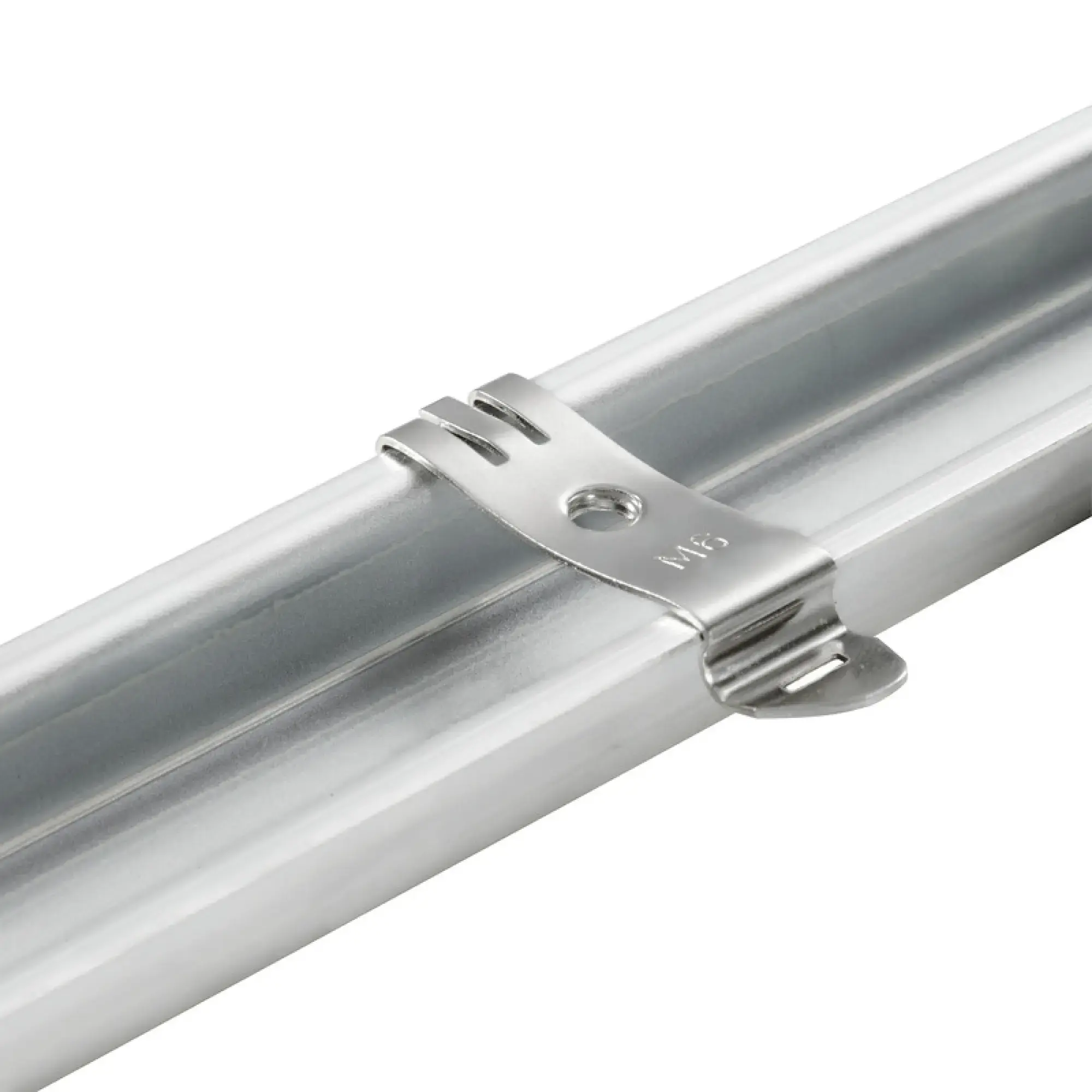 Weidmüller 0636900000 Mounting foot on mounting rail, silver, Steel, bright finish, M 6, Width: 14 mm (img_001)