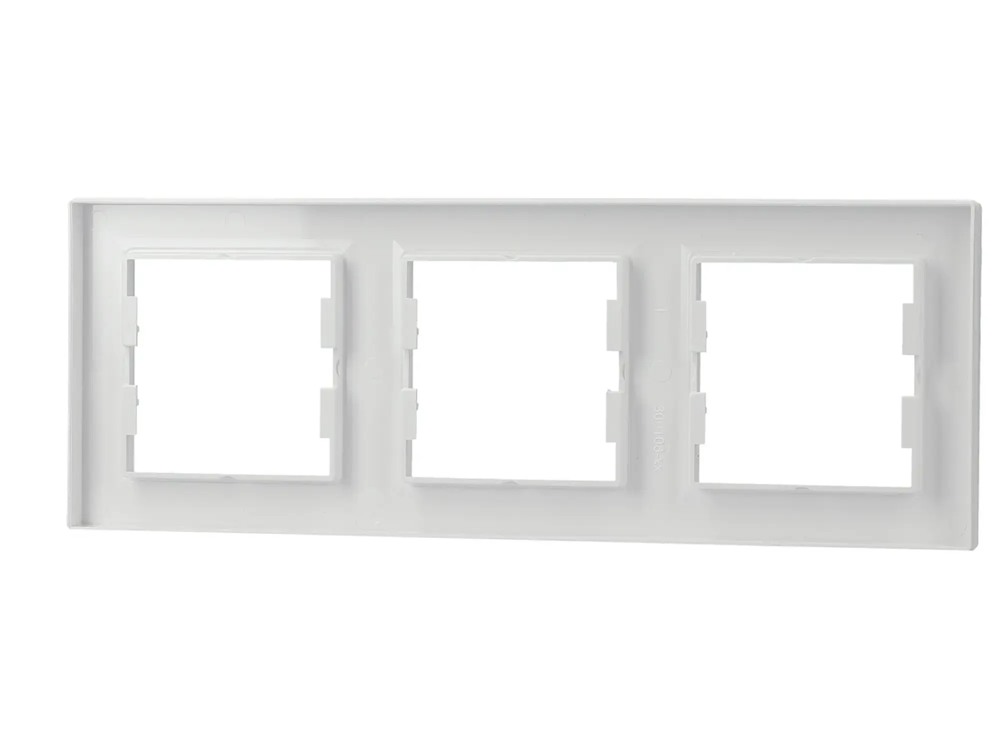 Schneider Electric EPH5800321D 3-Gang Frame Horizontal, white, Asfora (img_012)