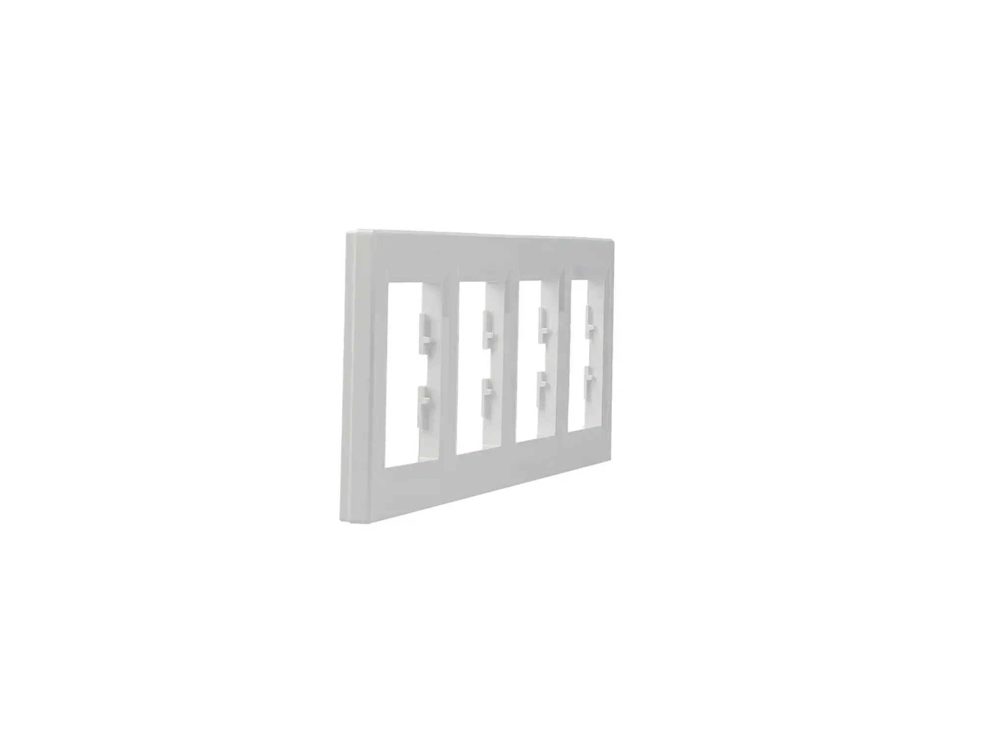 Schneider Electric EPH5800421D 4-Gang Frame Horizontal, white, Asfora (img_015)