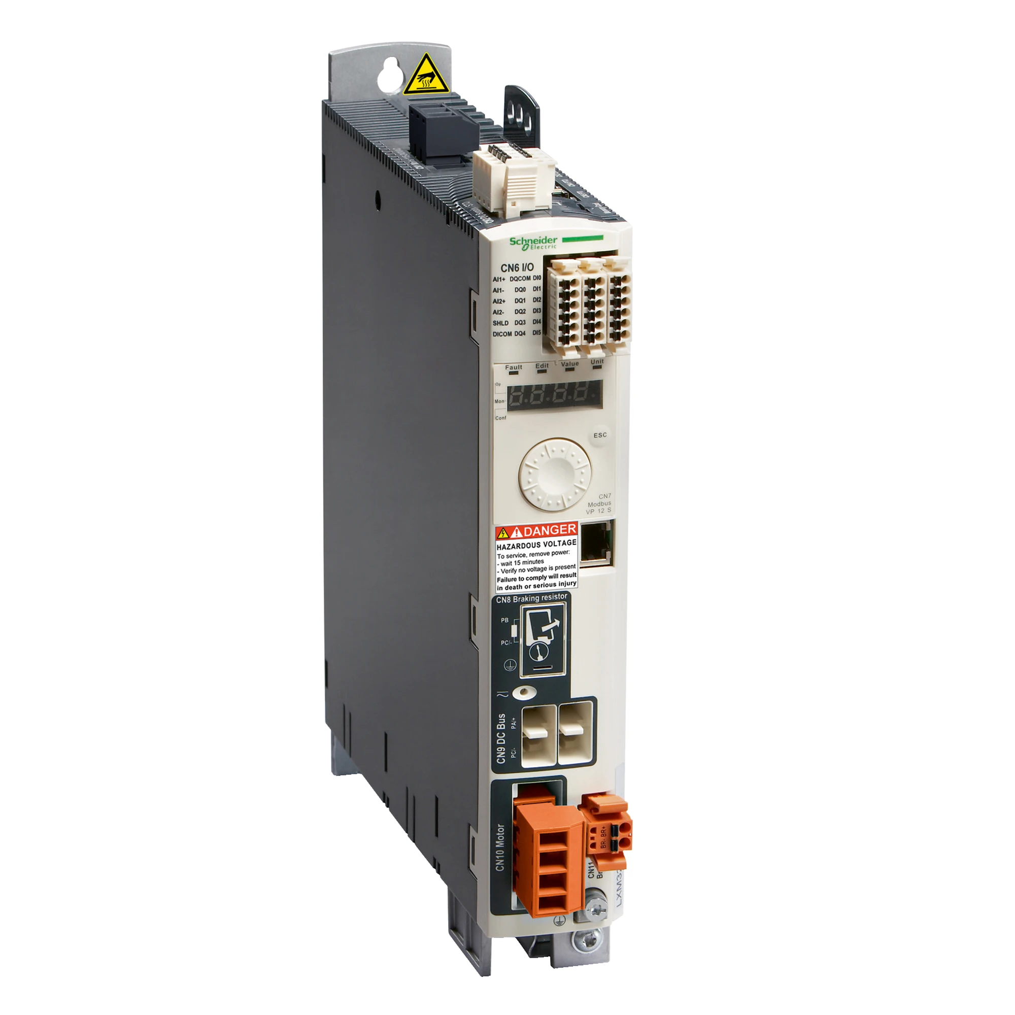 Schneider Electric LXM32CD18M2 Motion servo amplifier, Lexium 32 Compact, 115/230V single-phase, 6A, 18Apk, 1kW (img_001)