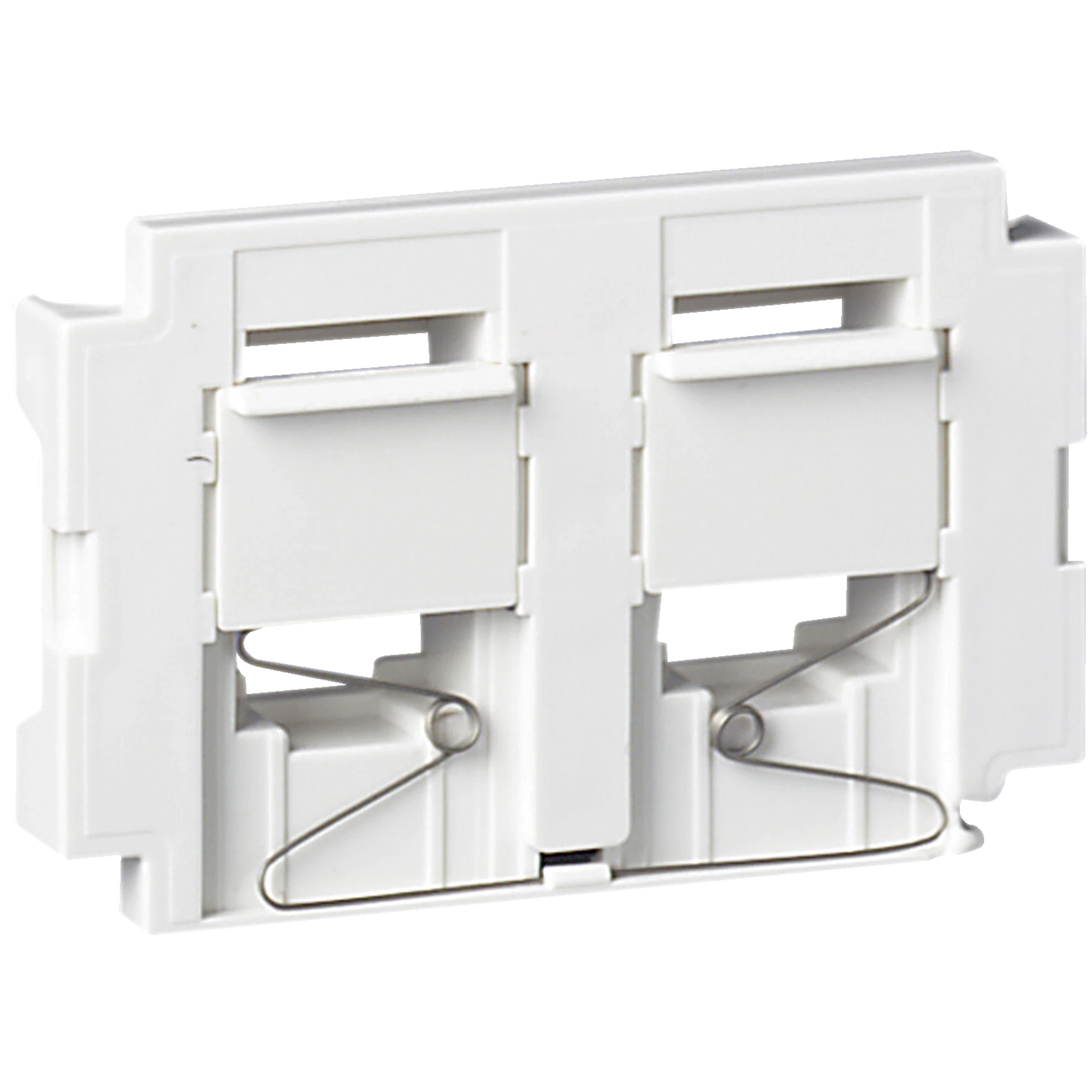 Schneider Electric 5971735 Thorsman - CYB-DP Mounting Plate - 2xKrone K8, PremisNet, Keystone, white RAL9016 (img_001)