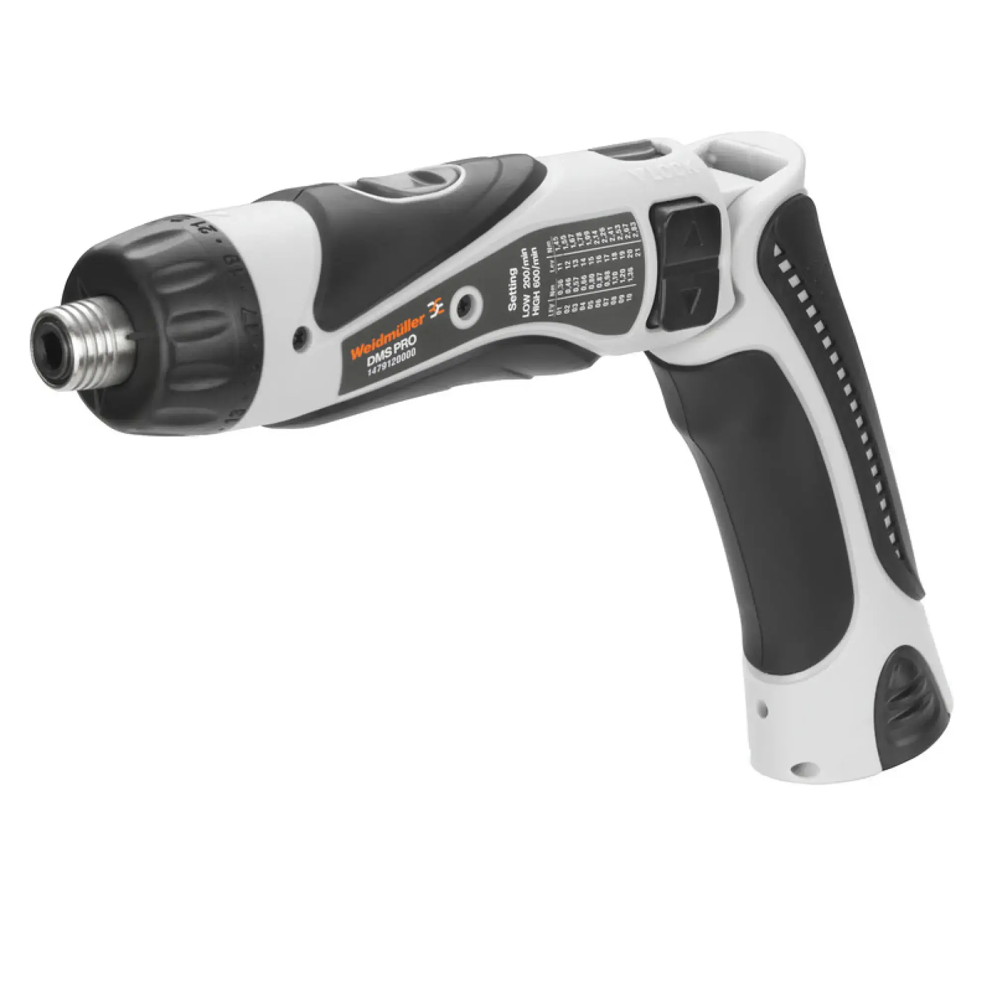 Weidmüller 1479120000 Electrical torque screwdriver, Torque setting, min.: 0.36 Nm, Torque setting, max.: 3 Nm, Rechargeable batteries: Li-Ion battery (img_001)