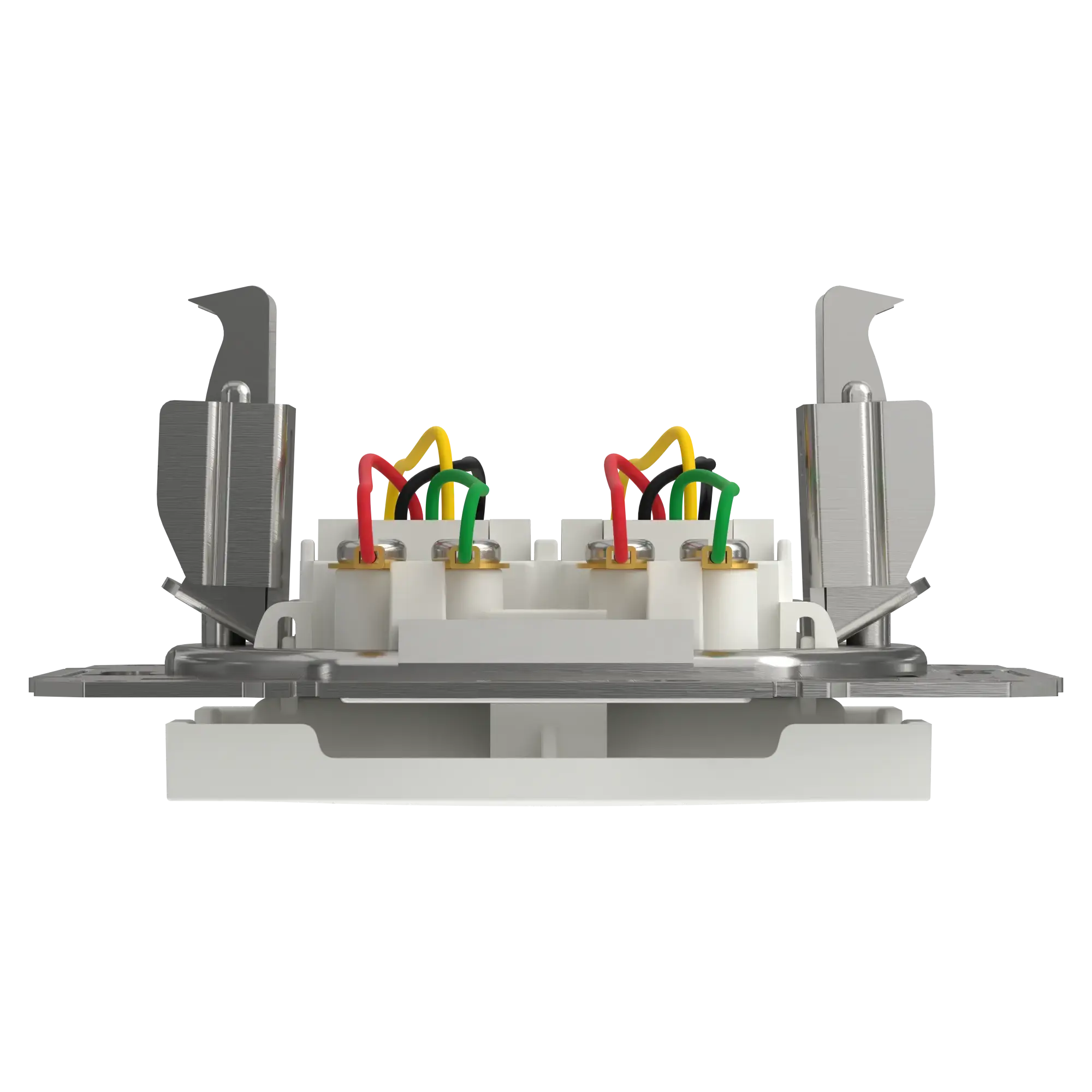 Schneider Electric EPH4270121D RJ11 Telephone Socket 2-Port flush-mounted, white, Asfora (img_007)