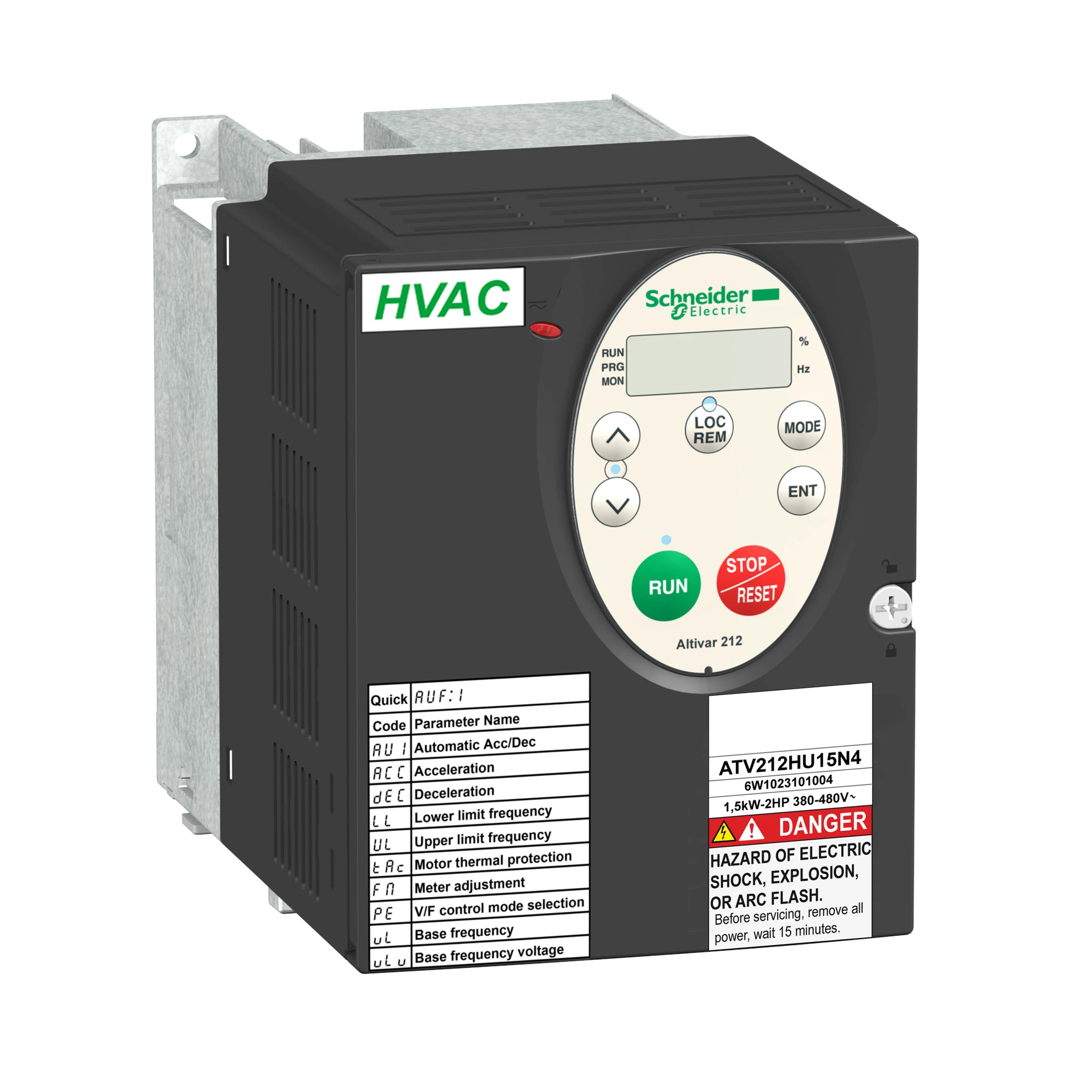 Schneider Electric ATV212HU22N4 Variable Speed Drive ATV212, 2.2kW, 480V, 3-ph., EMC, IP21 (img_001)